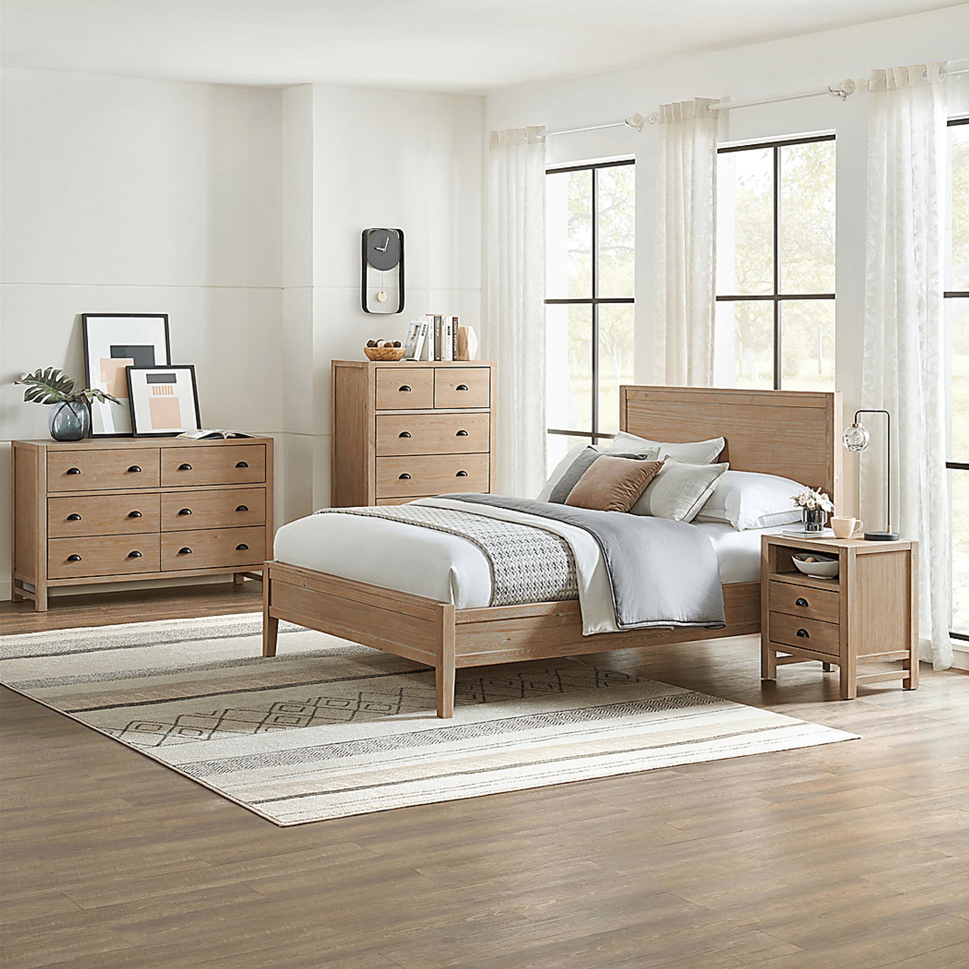 Shivwits Brown 2 Drawer Nightstand - Image 8