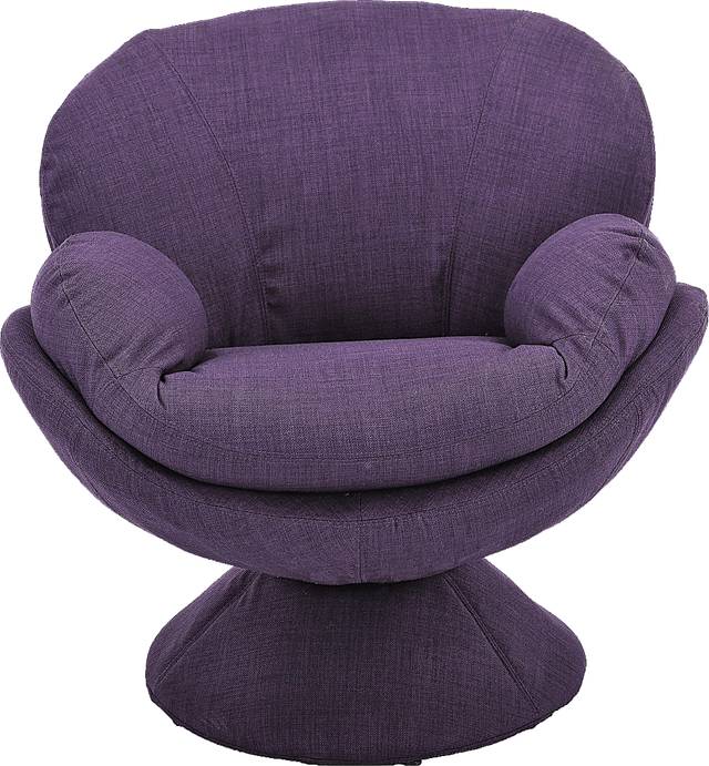 Shobu Purple Accent Chair - Thumbnail - Image 2