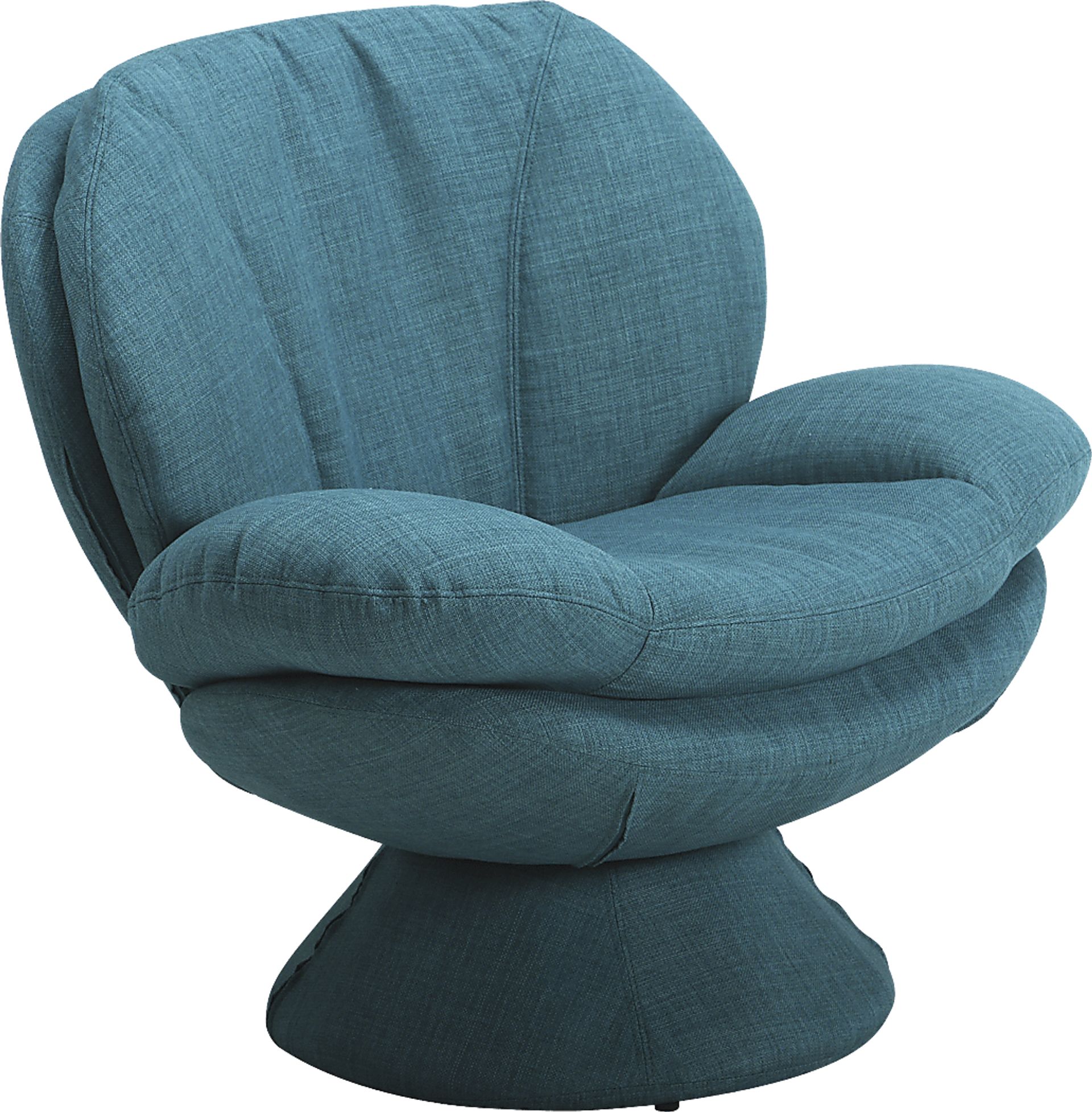 Shobu Turquoise Accent Chair - Image 1