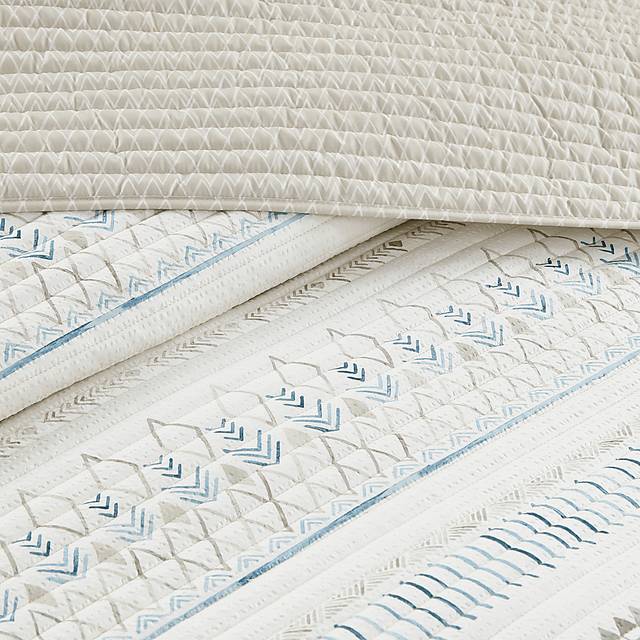 Shofner Taupe 3 Pc Full/Queen Quilt Set - Thumbnail - Image 9