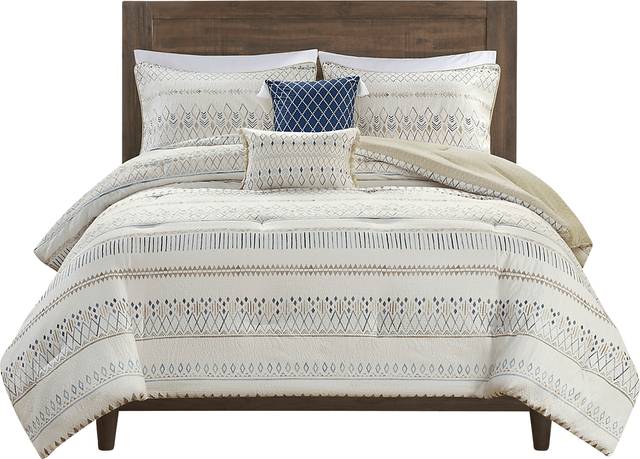 Shofner Taupe 5 Pc Full/Queen Comforter Set - Thumbnail - Image 8