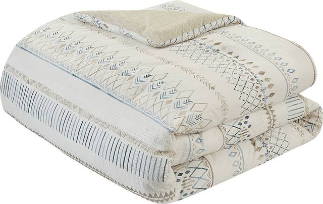 Shofner Taupe 5 Pc Full/Queen Comforter Set - Thumbnail - Image 9