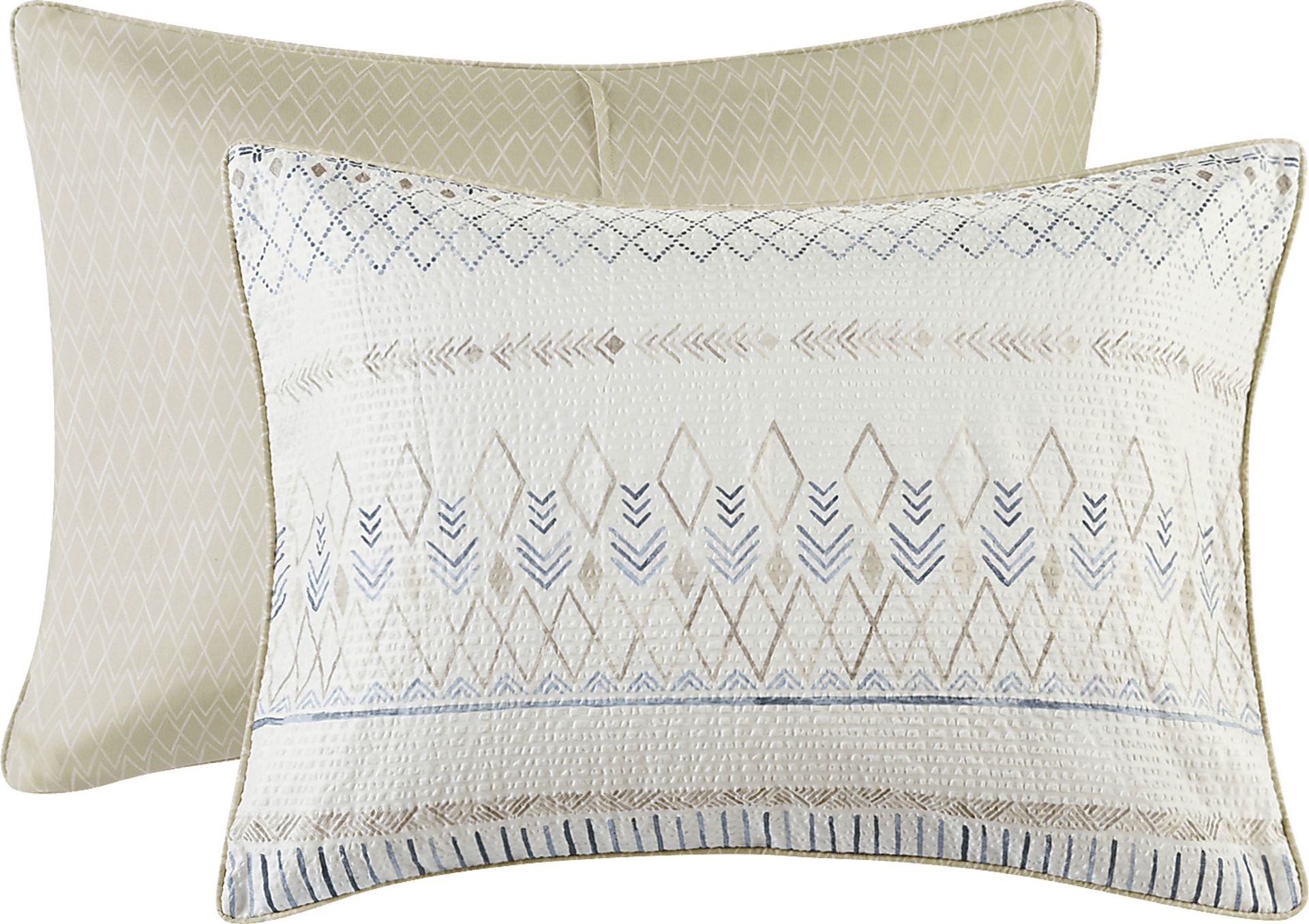 Shofner Taupe 5 Pc Full/Queen Comforter Set - Image 5