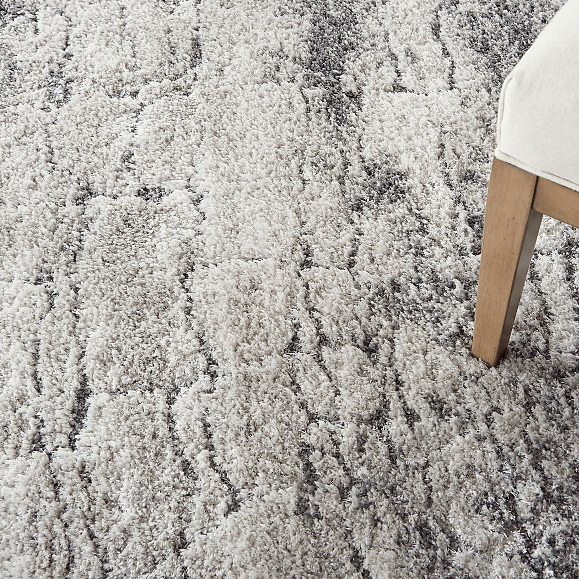 Shogzi Ivory/Charcoal 7'10 x 9'10 Rug - Image 7