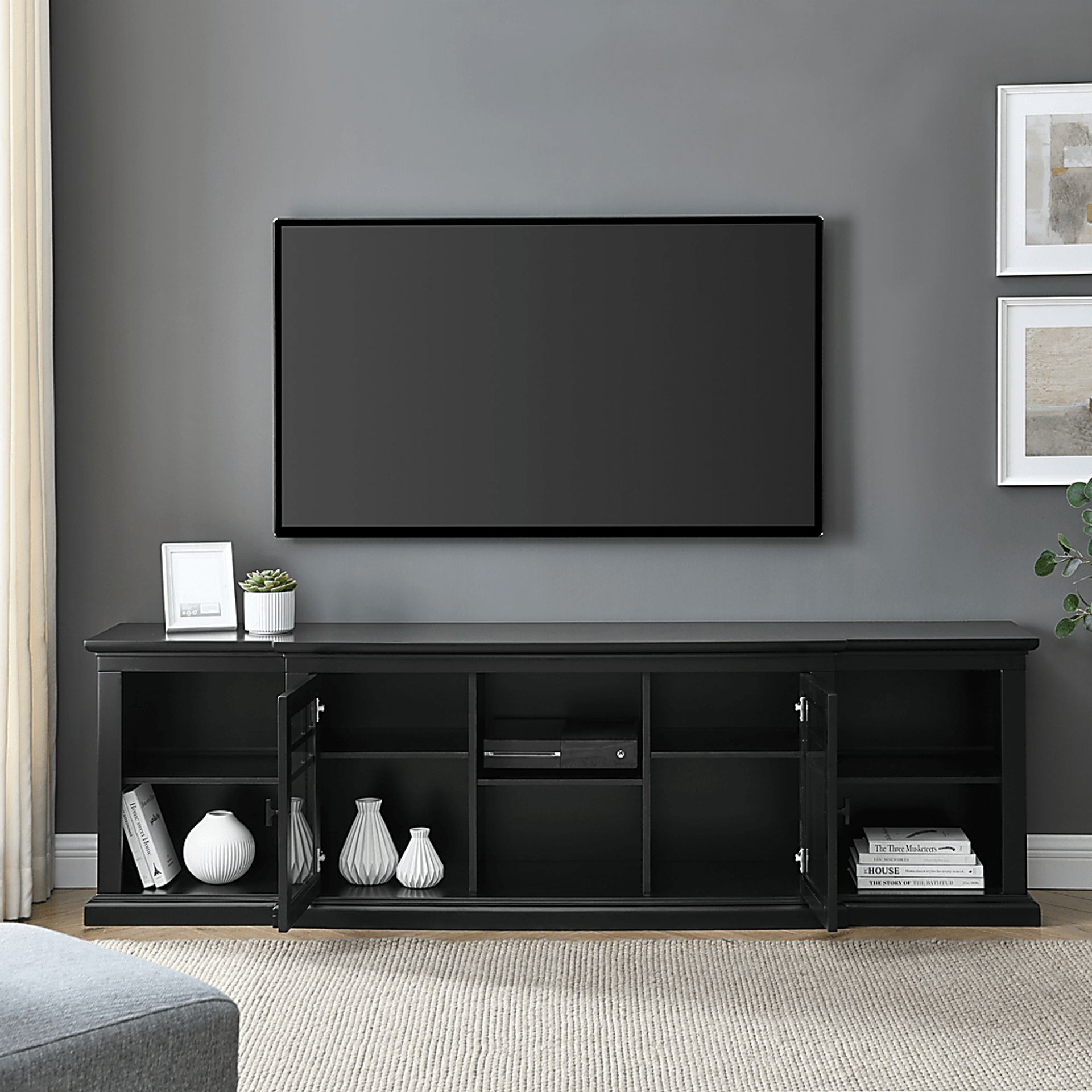 Shorecove Black 80 in. Console - Image 2