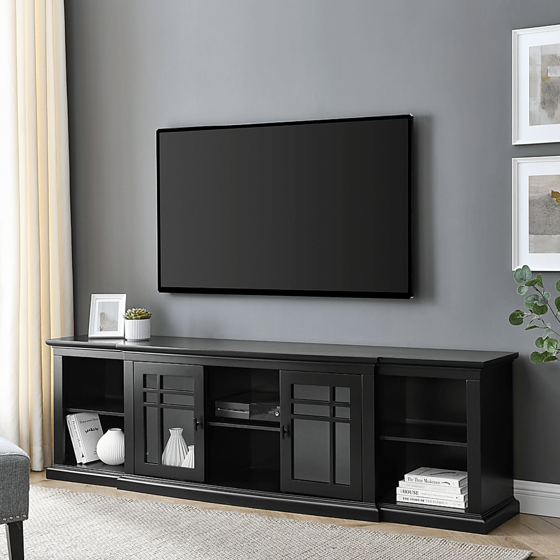 Shorecove Black 80 in. Console - Image 4