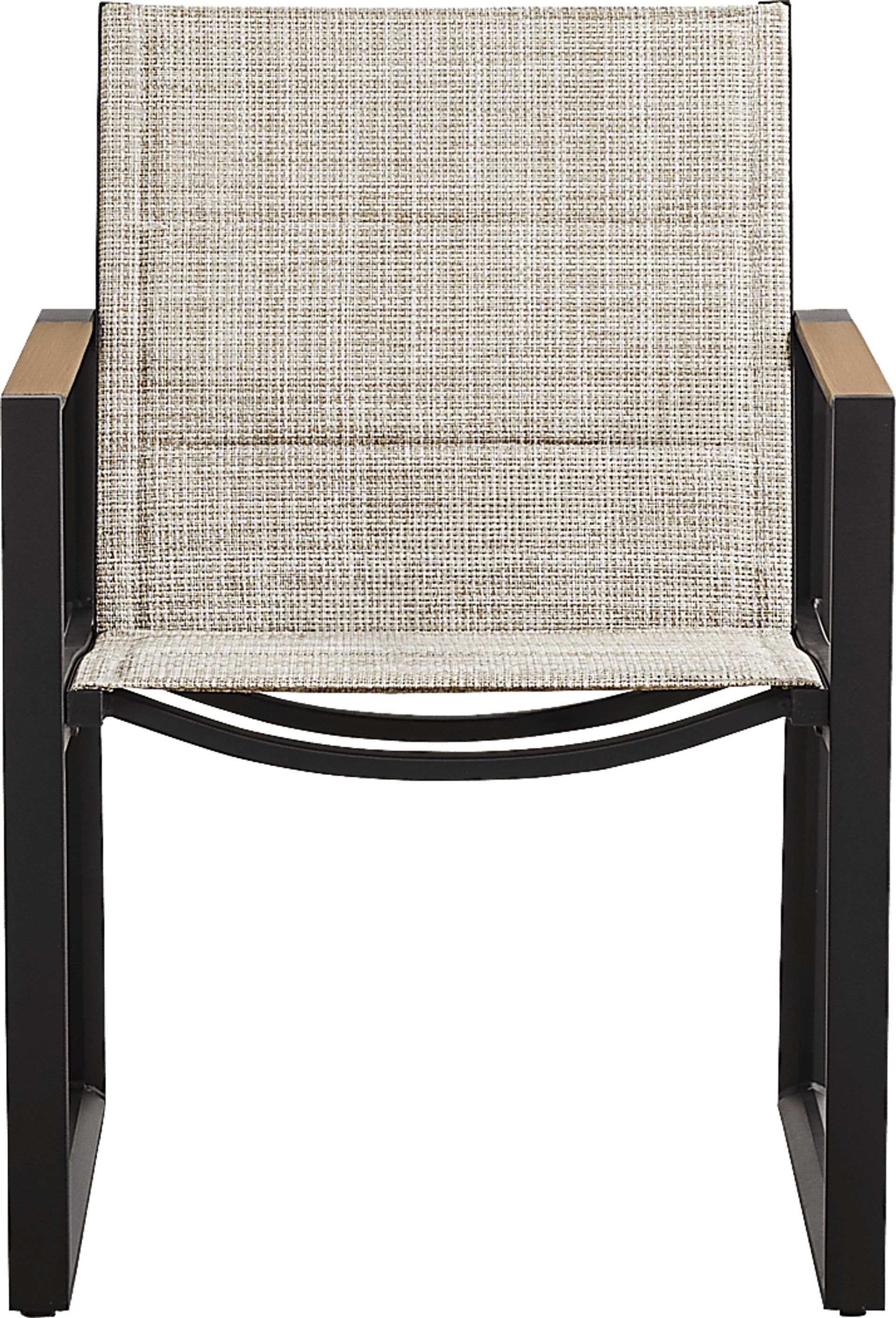 Shoreview Black Outdoor Arm Chair - Image 3