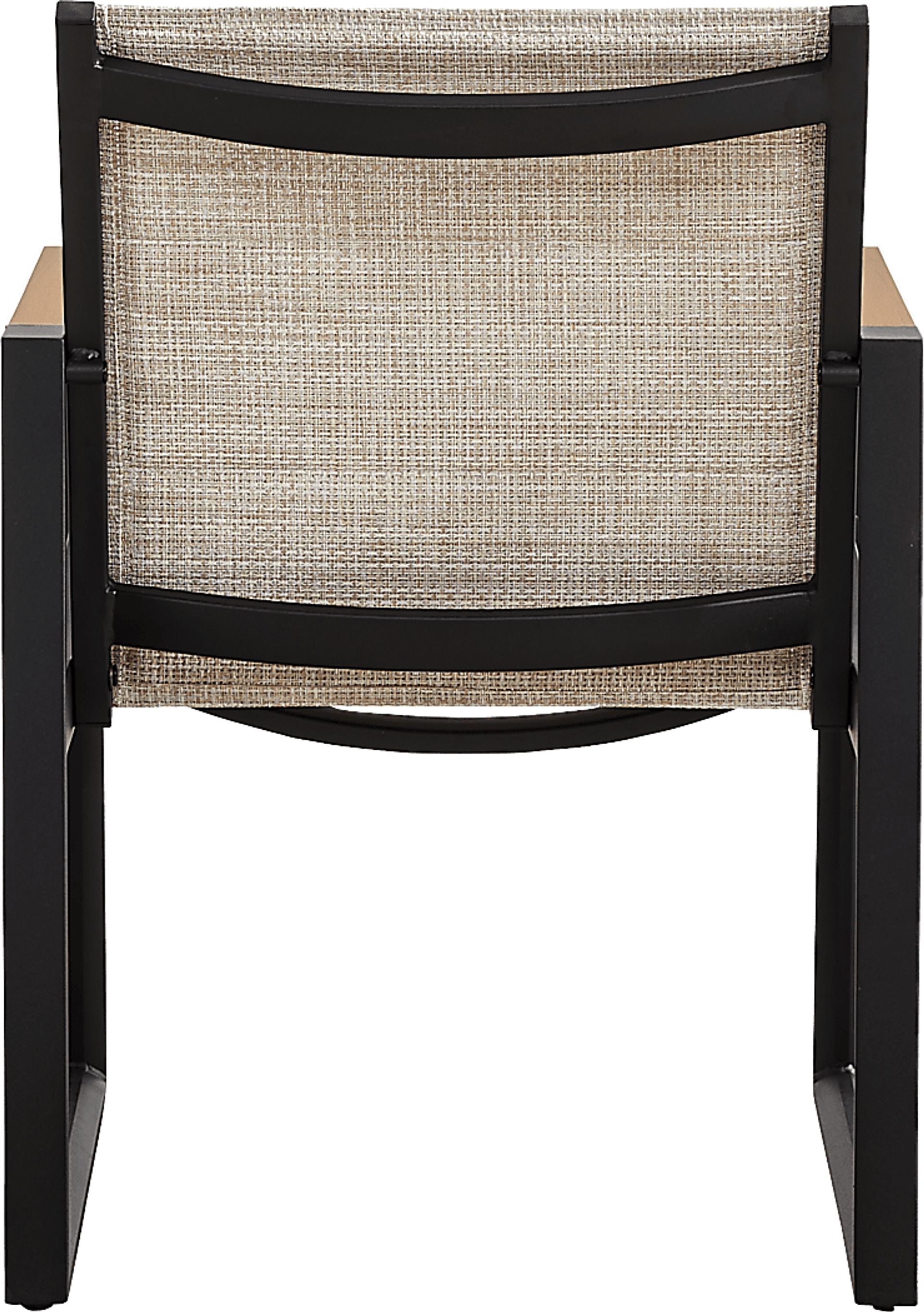 Shoreview Black Outdoor Arm Chair - Image 4