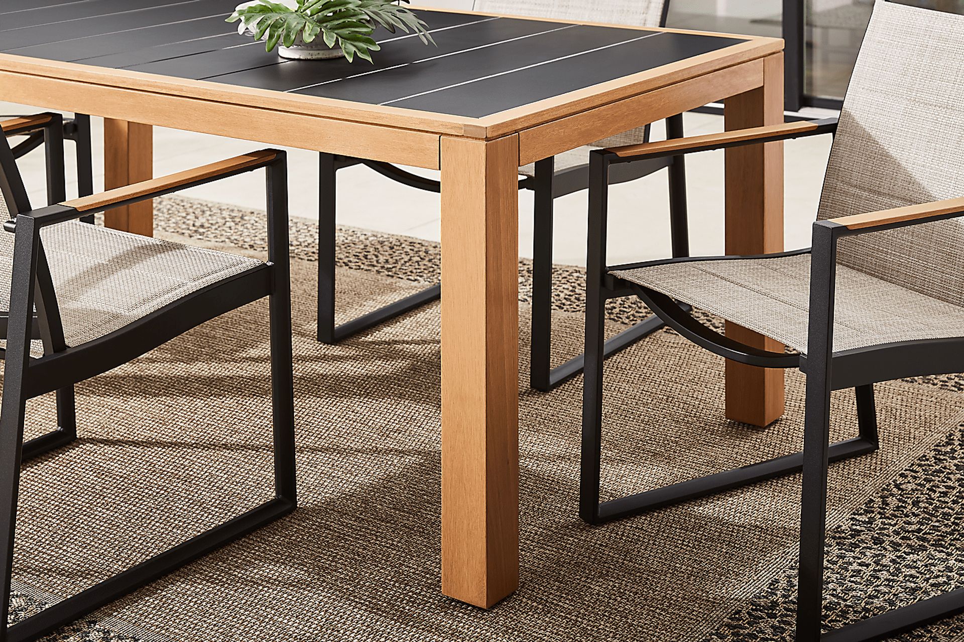 Shoreview Black Outdoor Arm Chair - Image 5
