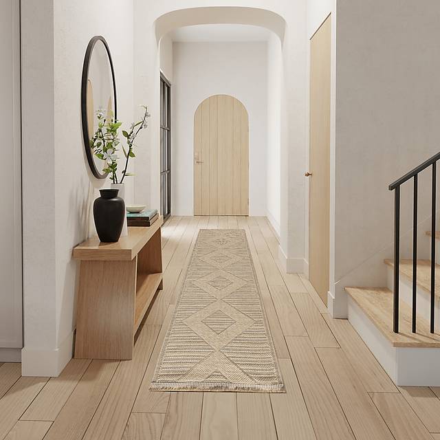 Shorewell Beige 2'3 x 7'6 Runner Rug - Thumbnail - Image 2