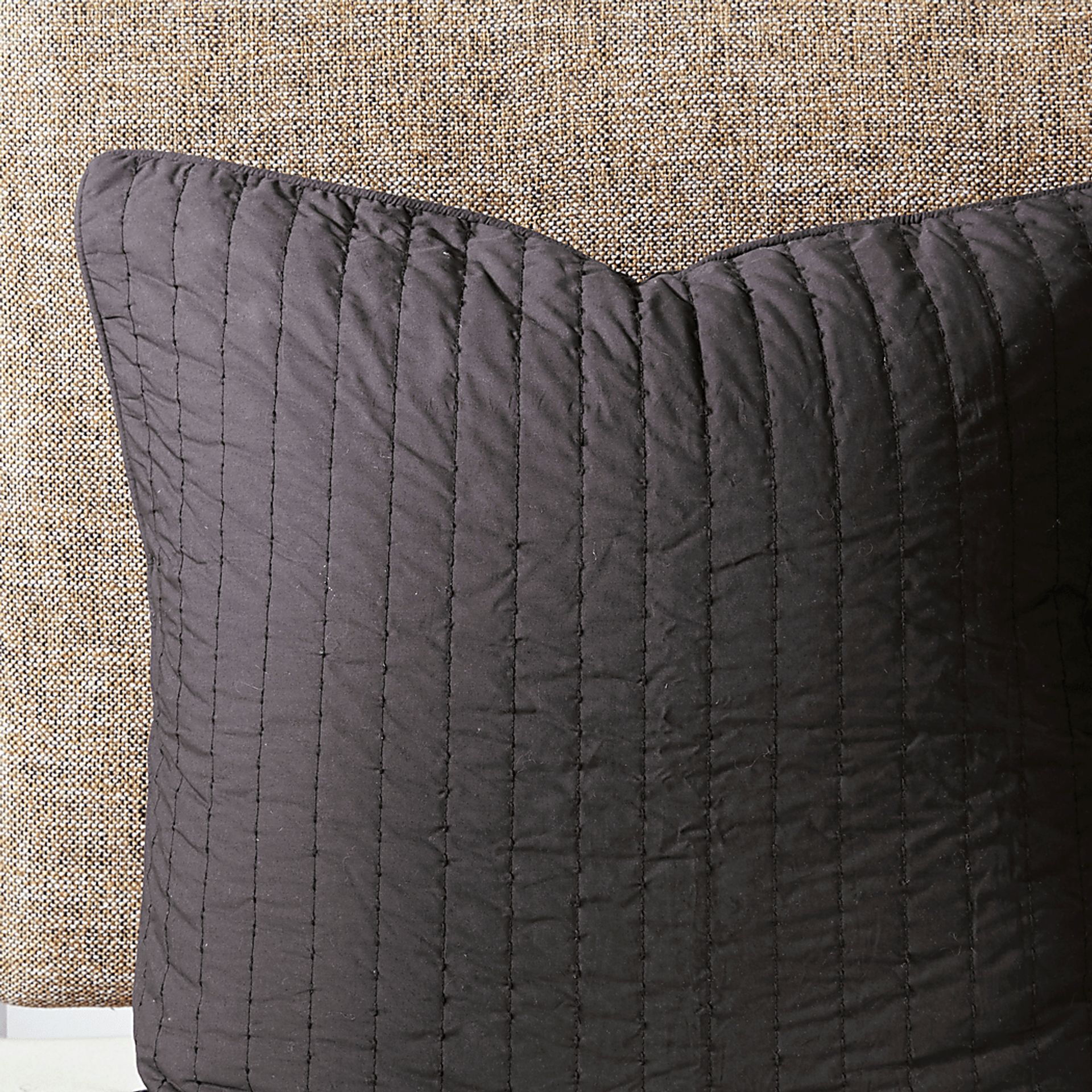 Shrader Ivory Charcoal 3 Pc Full/Queen Comforter Set - Image 7