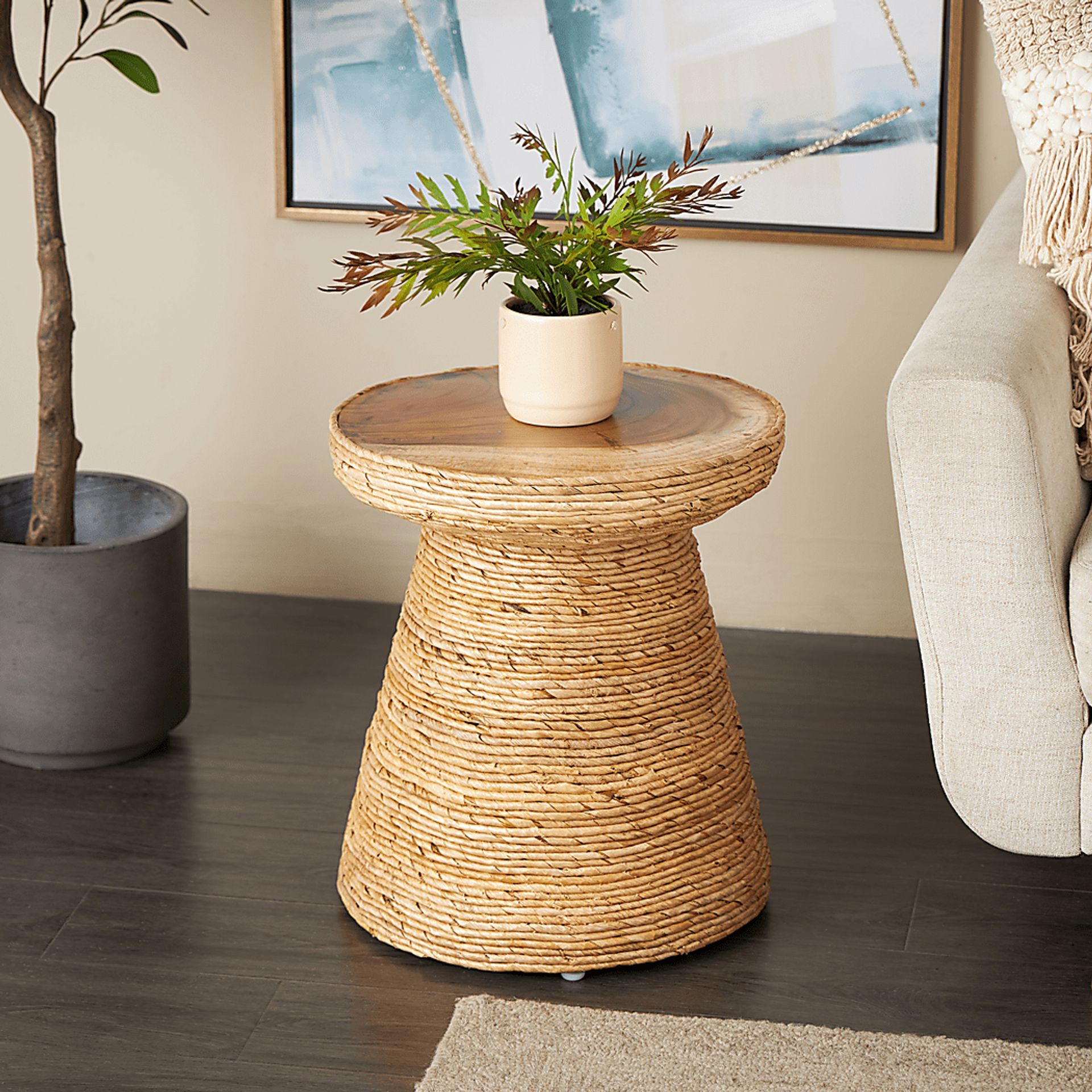 Shrubrew Brown End Table - Image 2