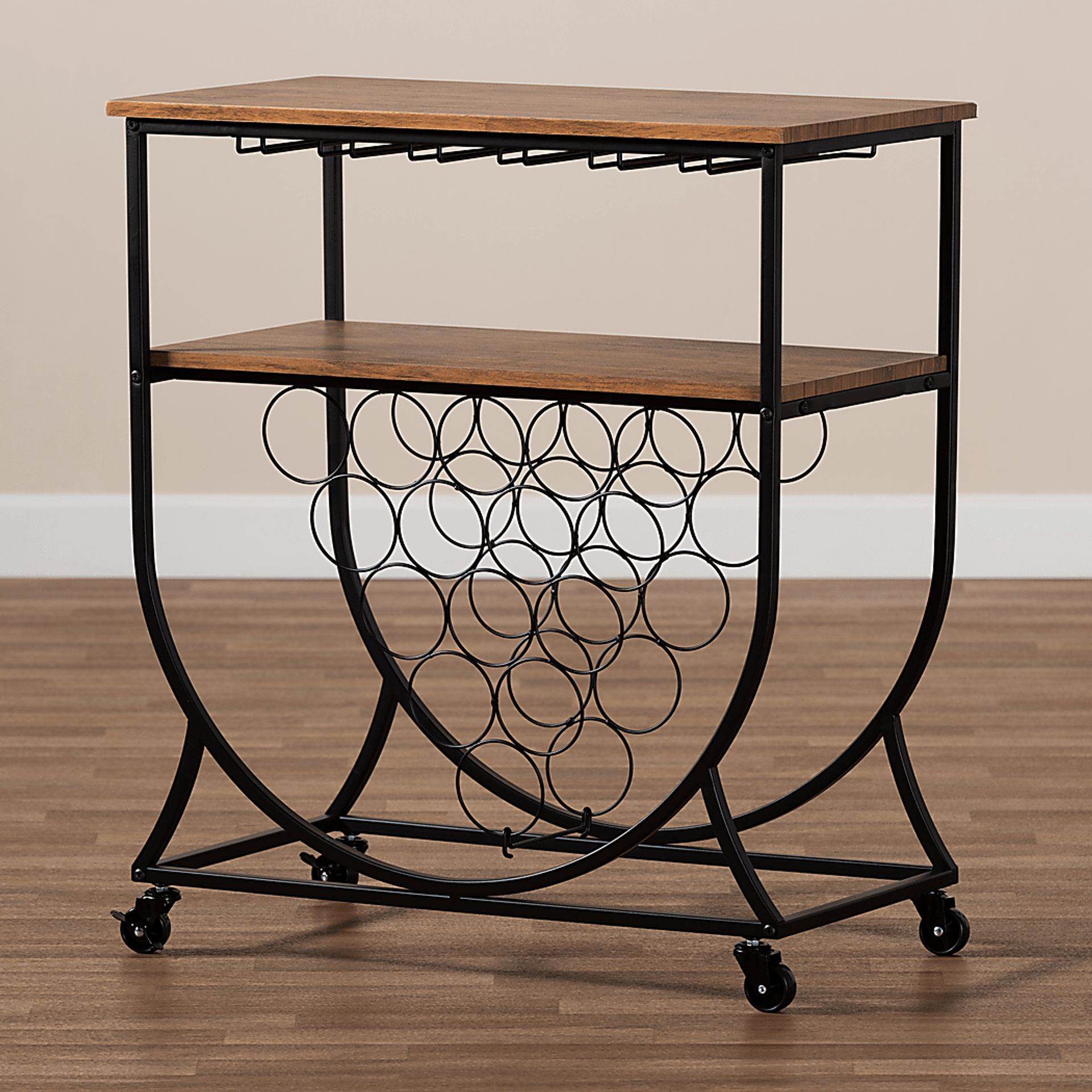 Shubel Walnut Bar Cart - Image 8