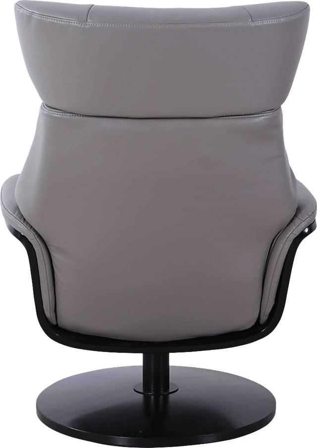 Shubrick Gray Recliner and Ottoman - Thumbnail - Image 4