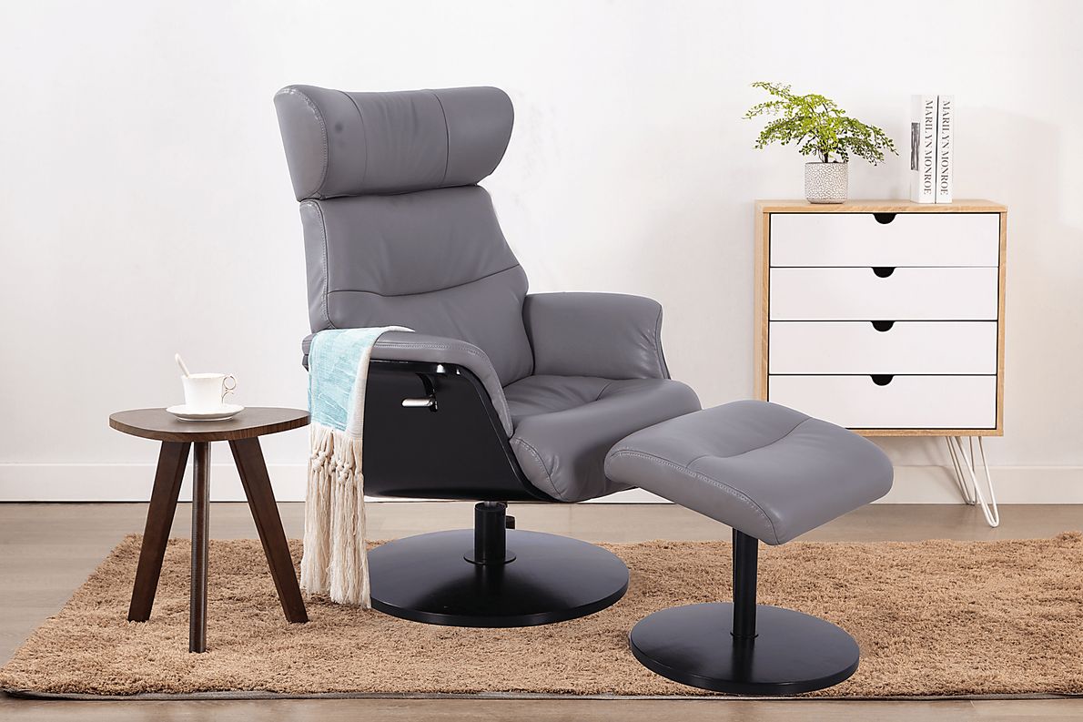 Shubrick Recliner And Ottoman