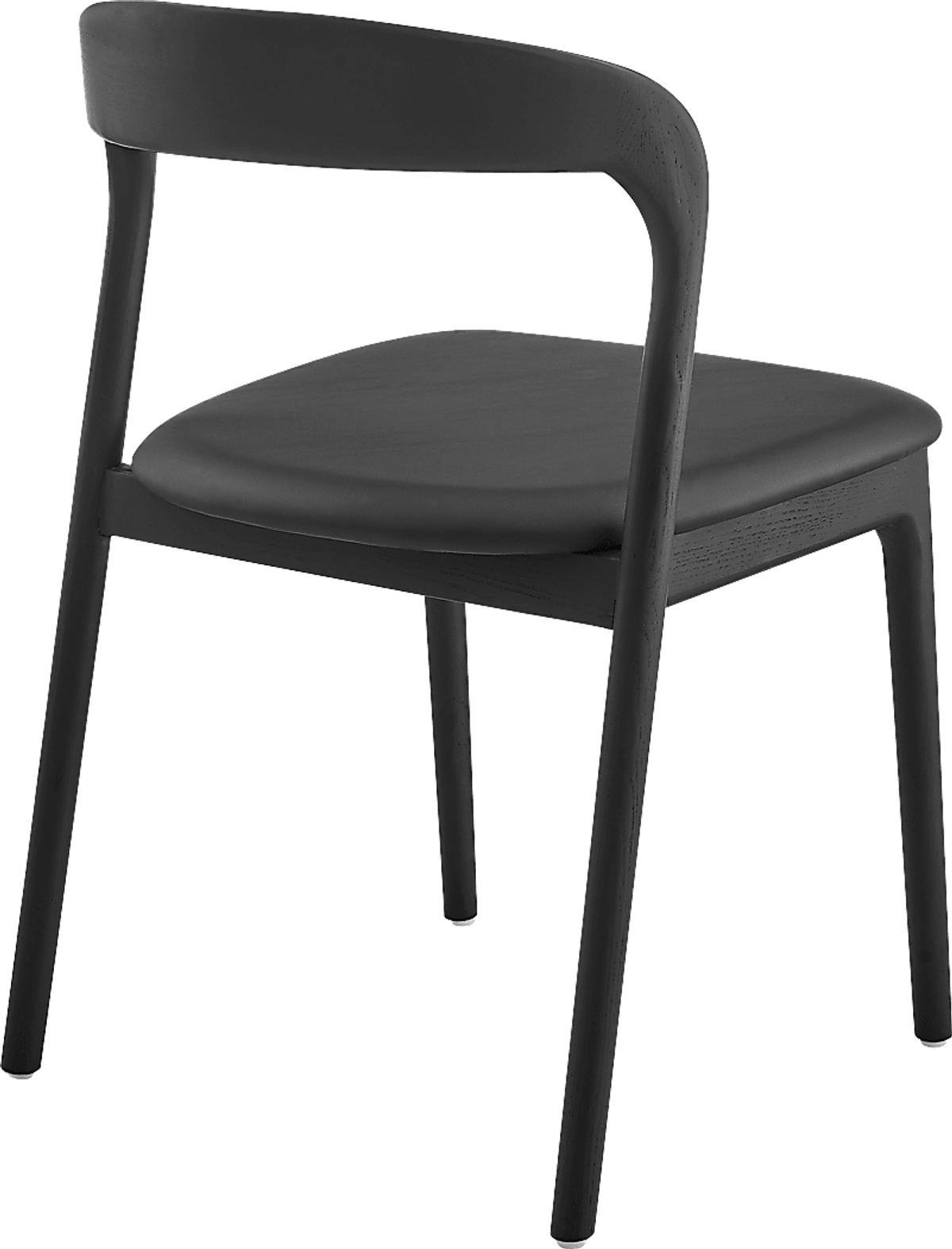 Shumway I Black Faux Leather Fabric Dining Chair Rooms to Go