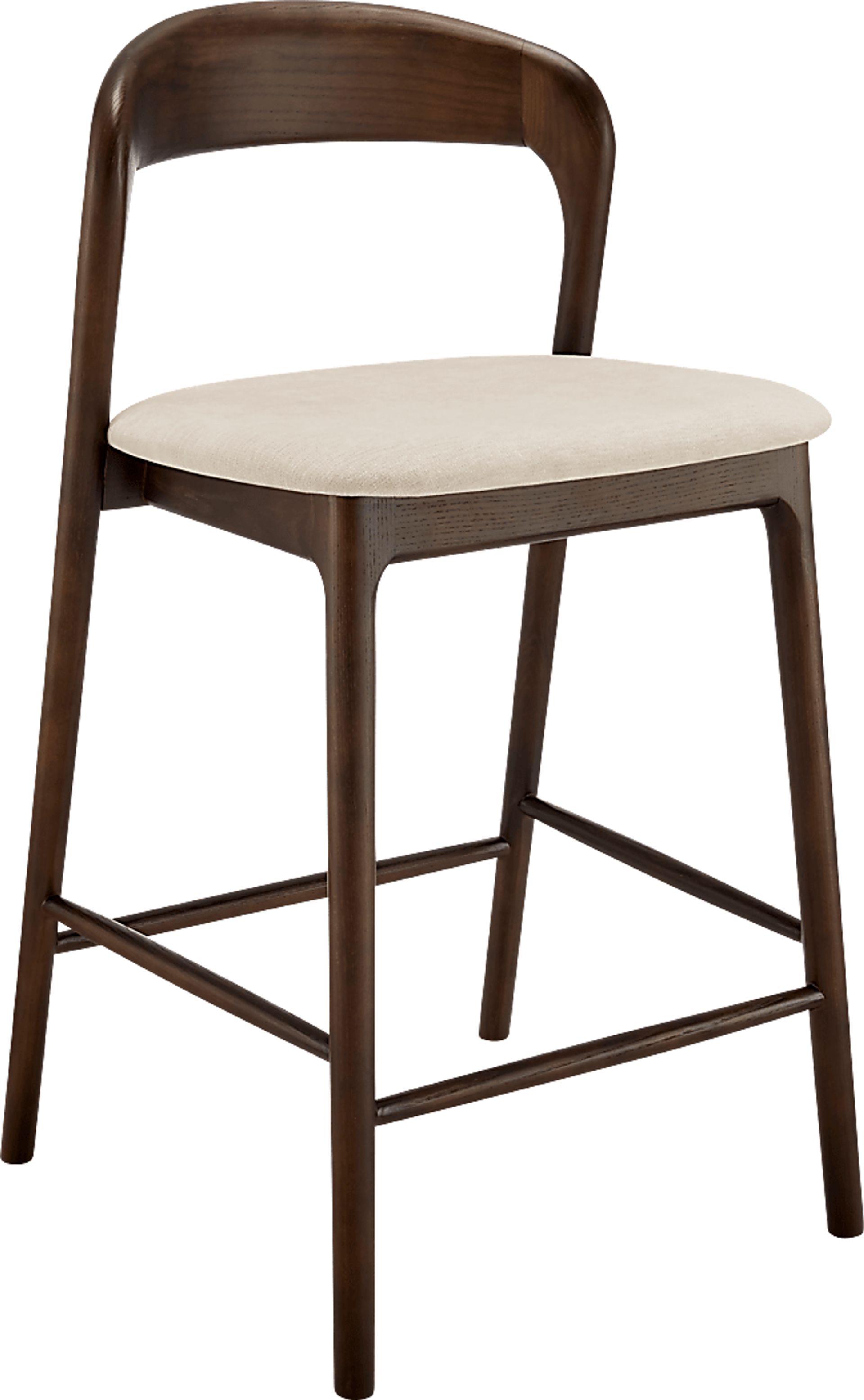 Shumway I Natural and Dark Walnut Counter Height Stool - Image 2