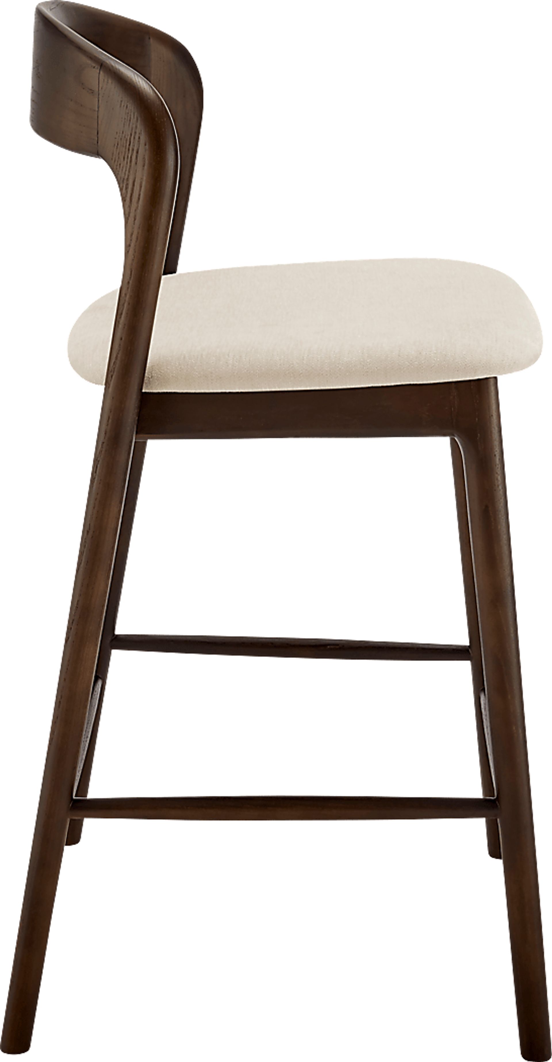 Shumway I Natural and Dark Walnut Counter Height Stool - Image 3