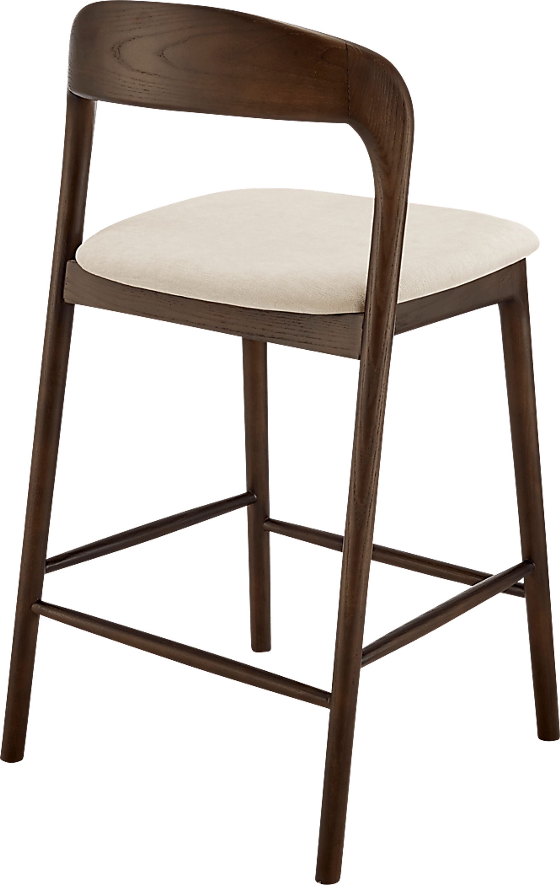 Shumway I Natural and Dark Walnut Counter Height Stool - Image 4