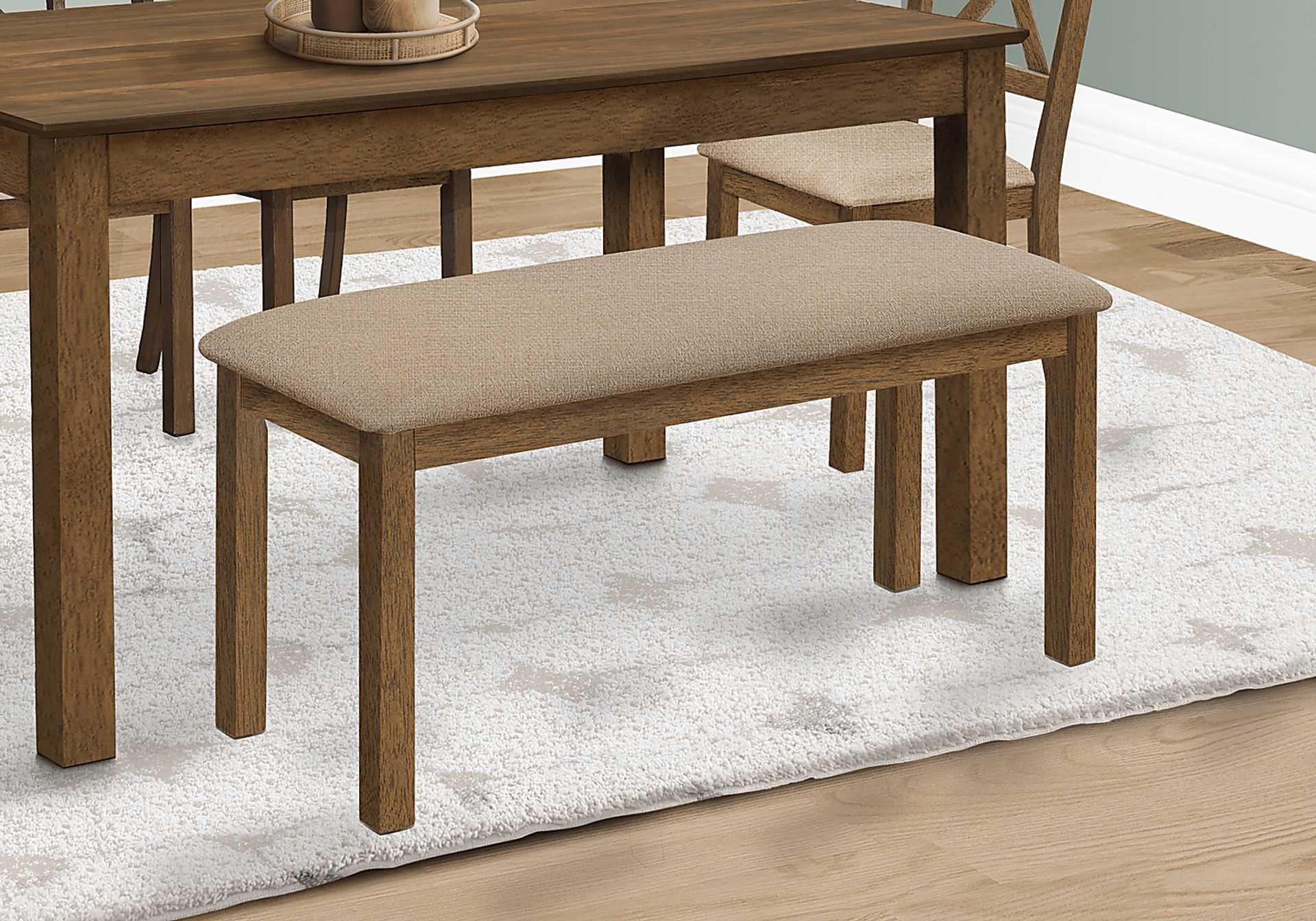 Shuptrine Beige Dining Bench - Image 2