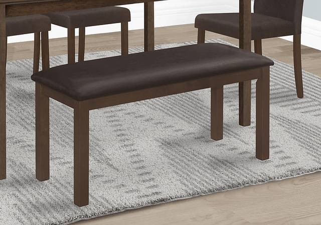 Shuptrine Brown Dining Bench - Thumbnail - Image 2