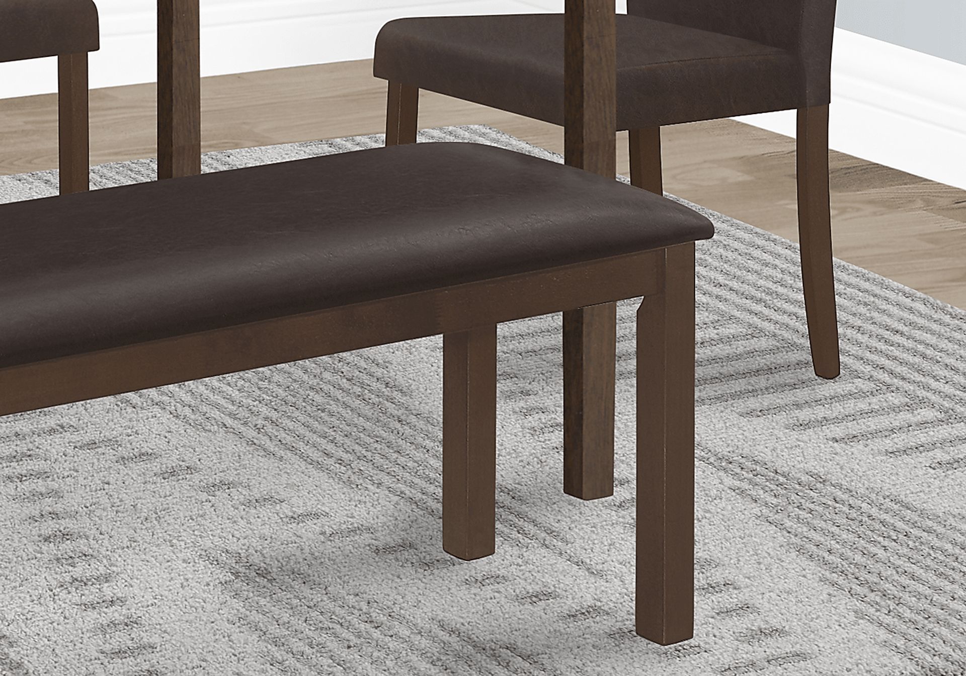 Shuptrine Brown Dining Bench - Image 3