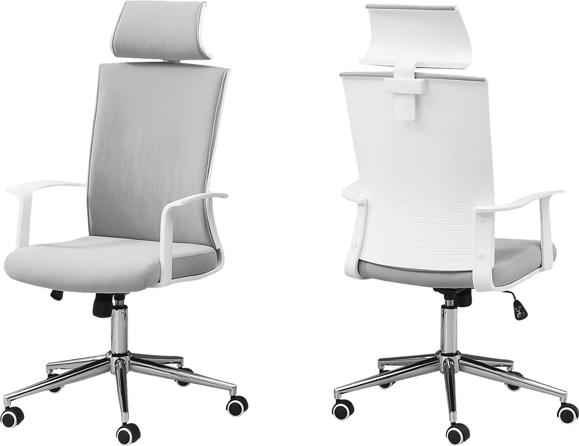 Shurburne White Office Chair - Image 1