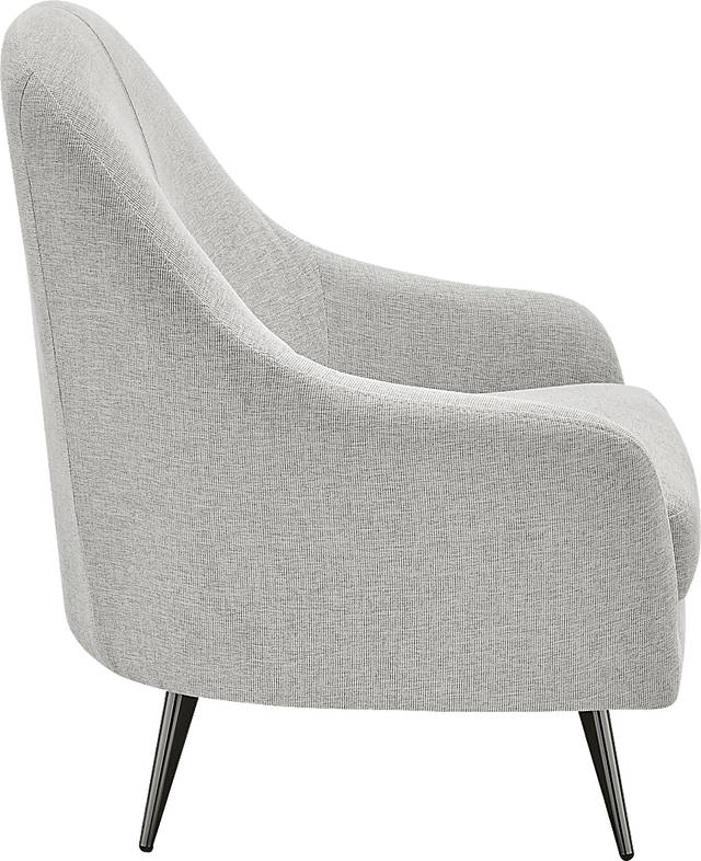 Shutesbury Taupe Accent Chair - Thumbnail - Image 3