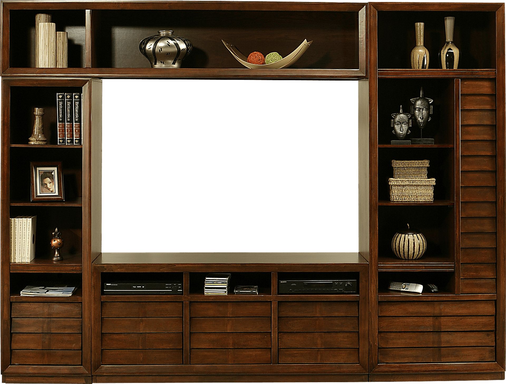 Shutter Home 4 Pc Wall Unit - Image 1