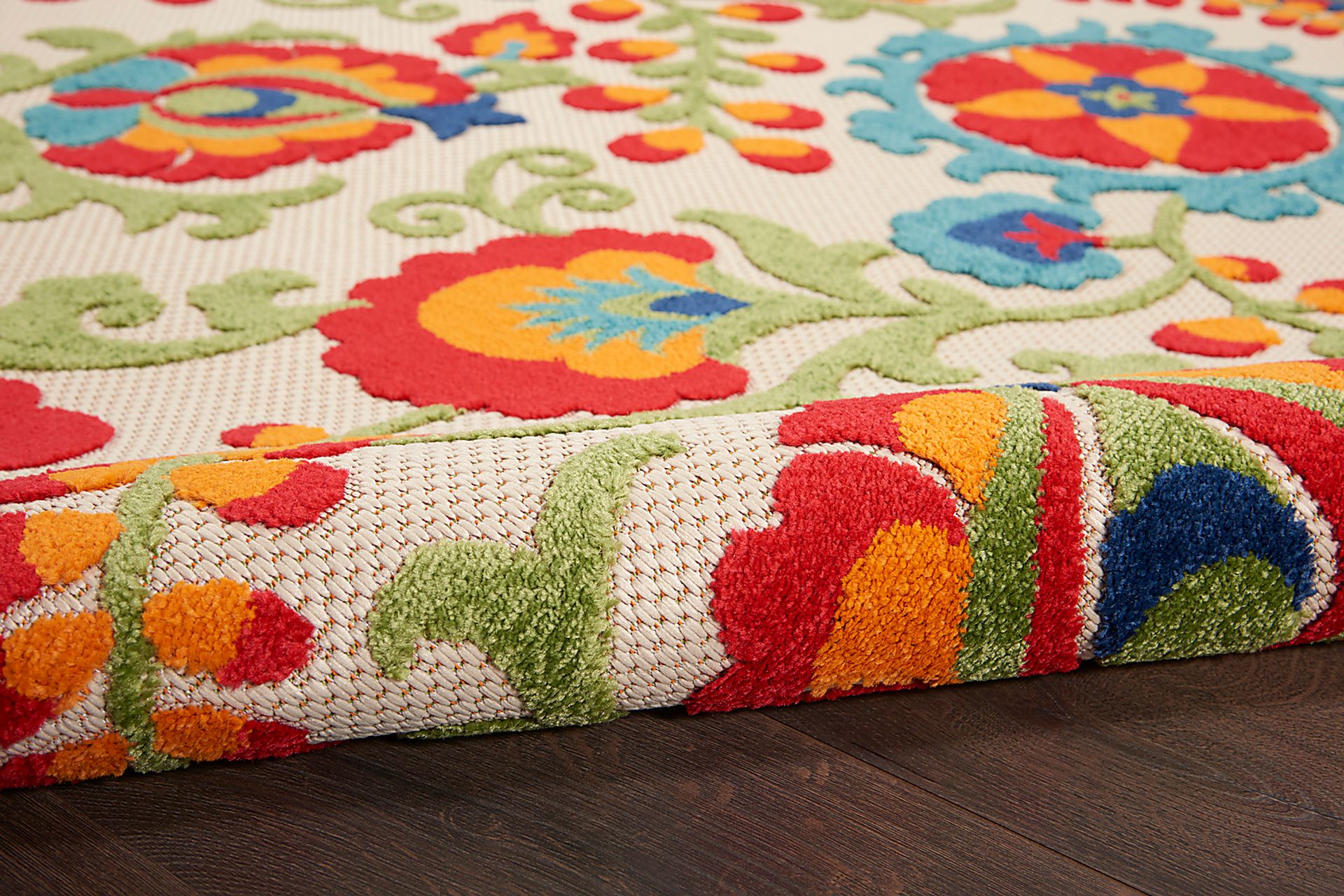 Shyann Multi 5' x 8' Indoor/Outdoor Rug - Image 2