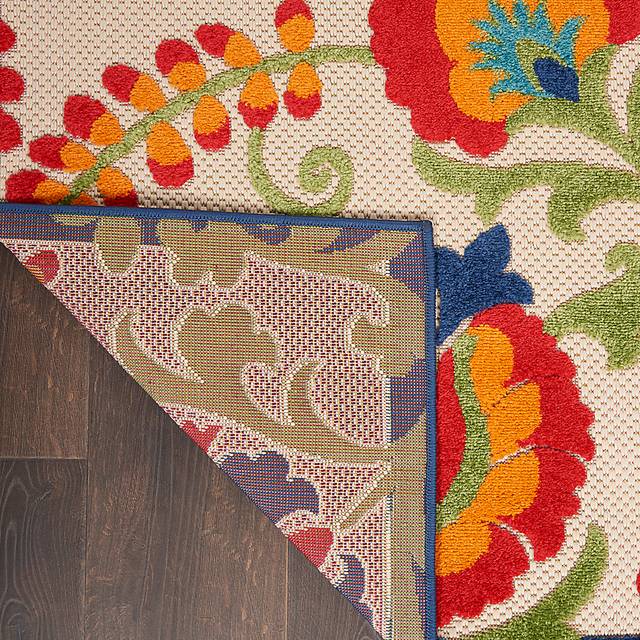 Shyann Multi 8' x 11' Indoor/Outdoor Rug - Thumbnail - Image 4