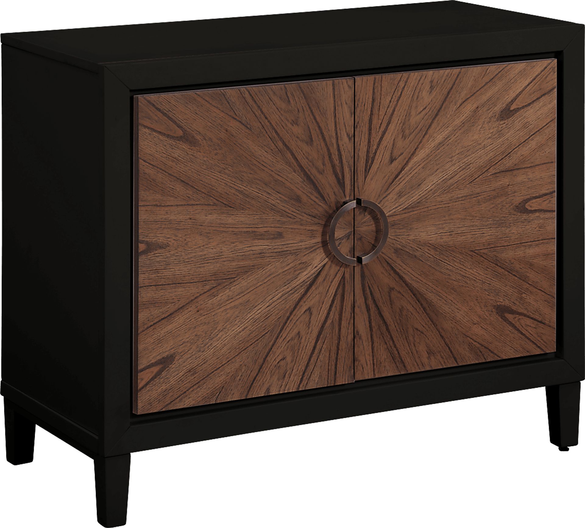Siamak Black Accent Cabinet - Image 1