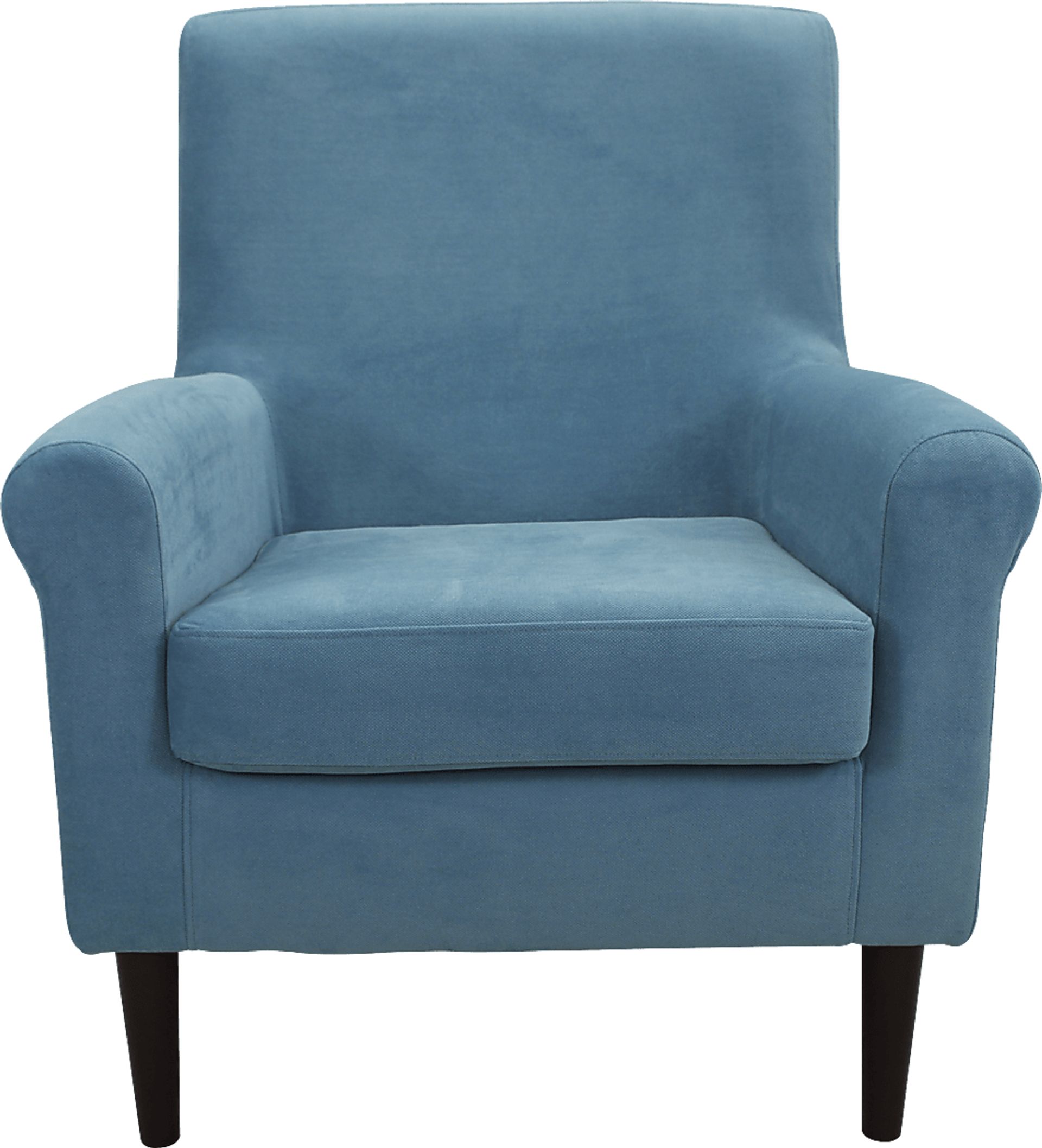 Siamasa Light Blue Polyester Fabric Accent Chair Rooms to Go