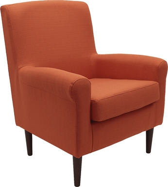 Siamasa Orange Accent Chair