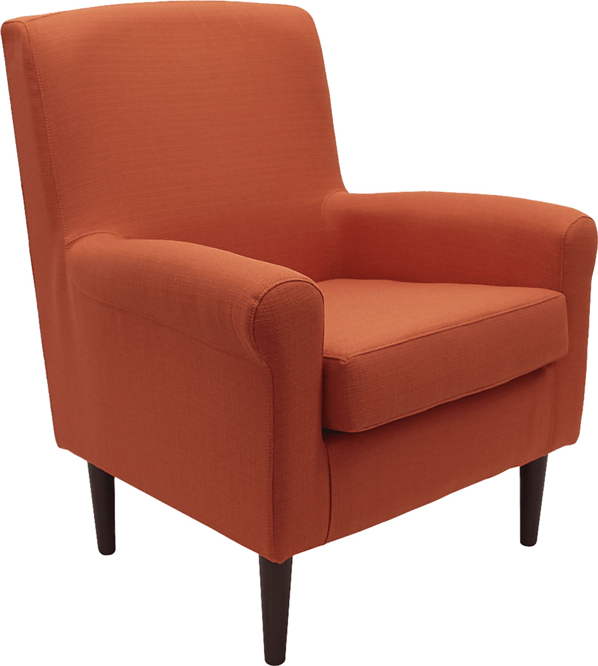 Siamasa Orange Orange,Red Polyester Fabric Accent Chair Rooms to Go