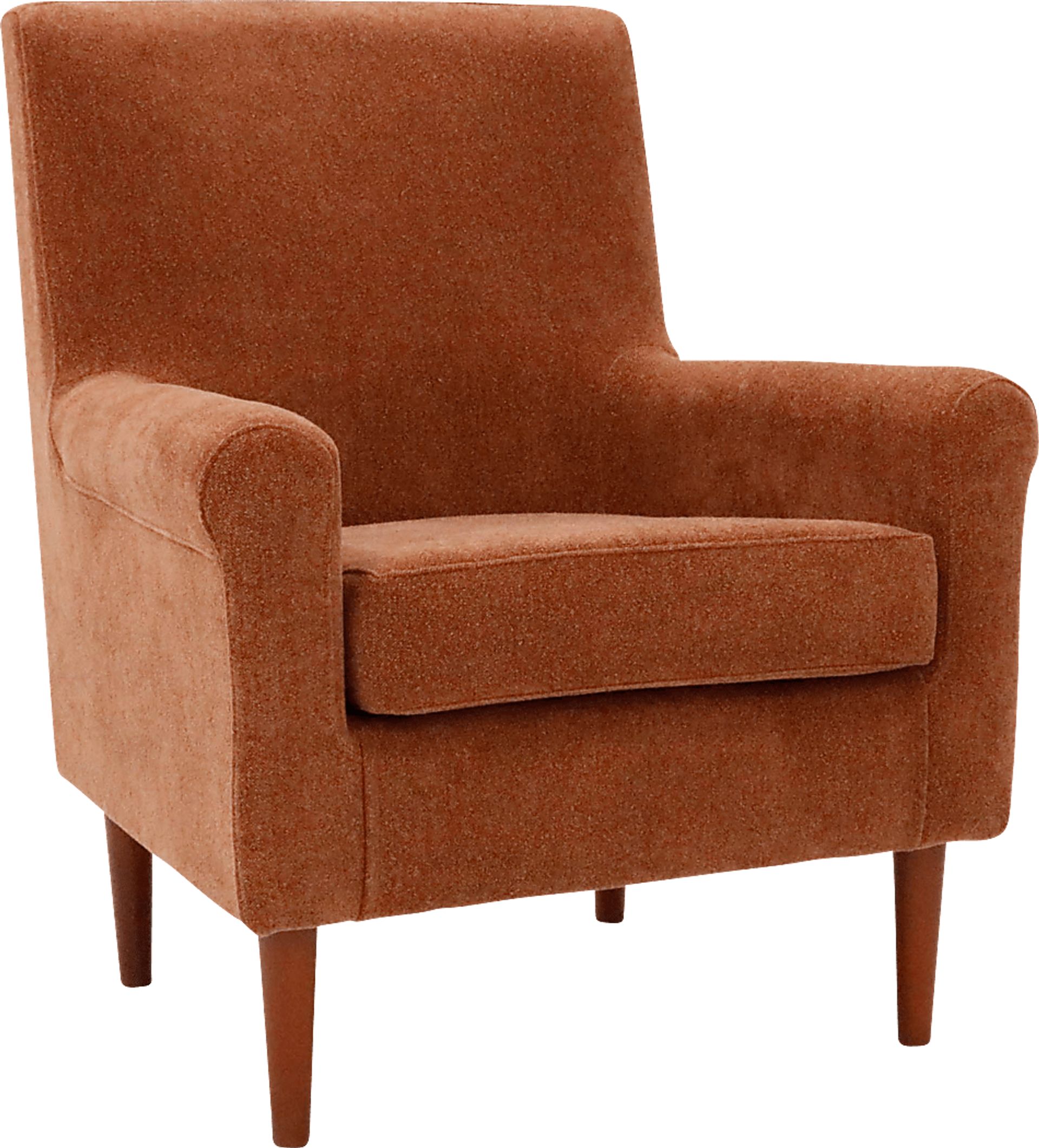 Siamasa II Orange Accent Chair - Image 4