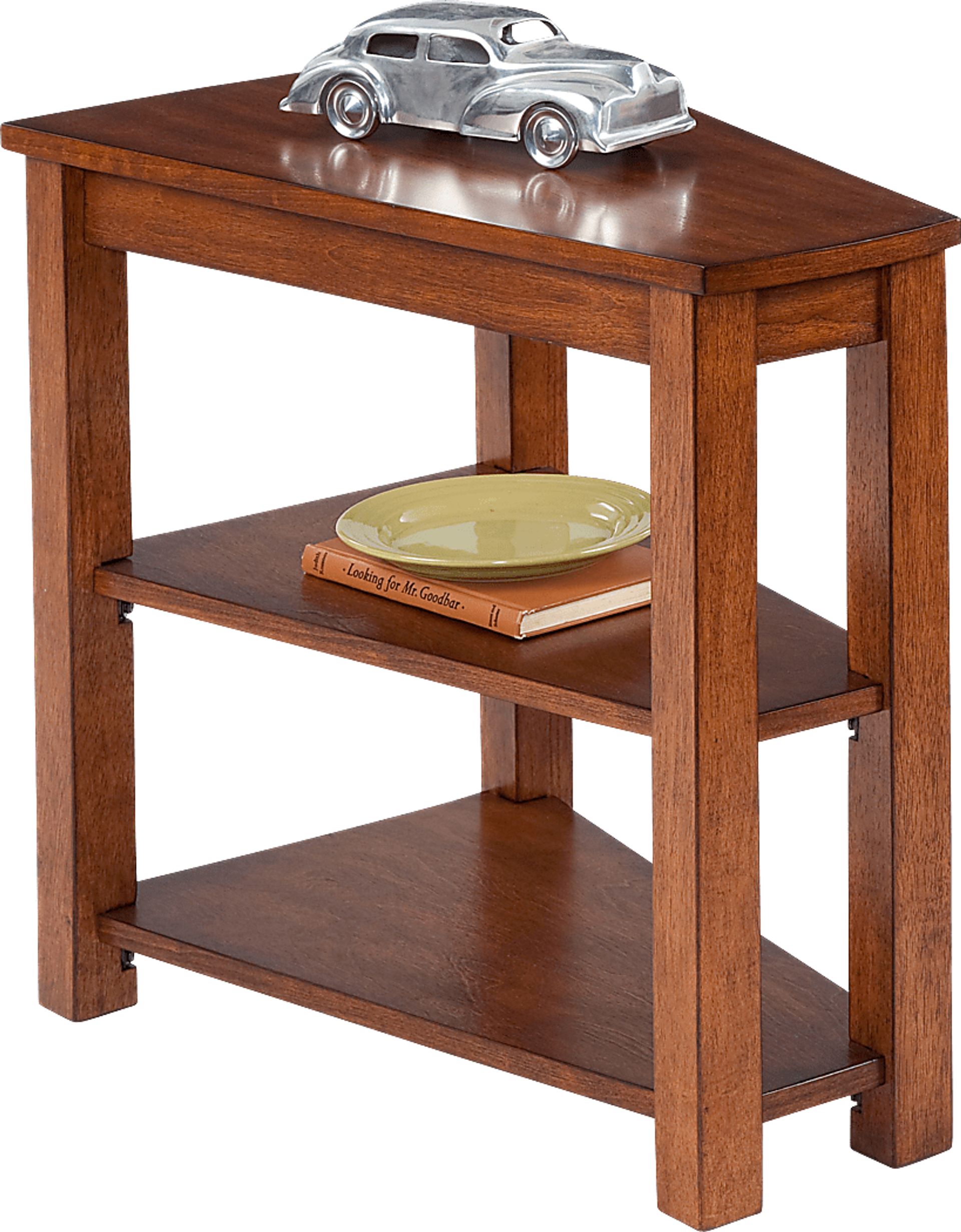 Sibert Brown Accent Table - Image 1