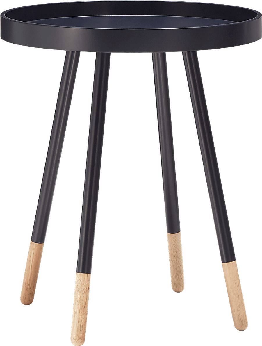 Sibley Lane Black Accent Table