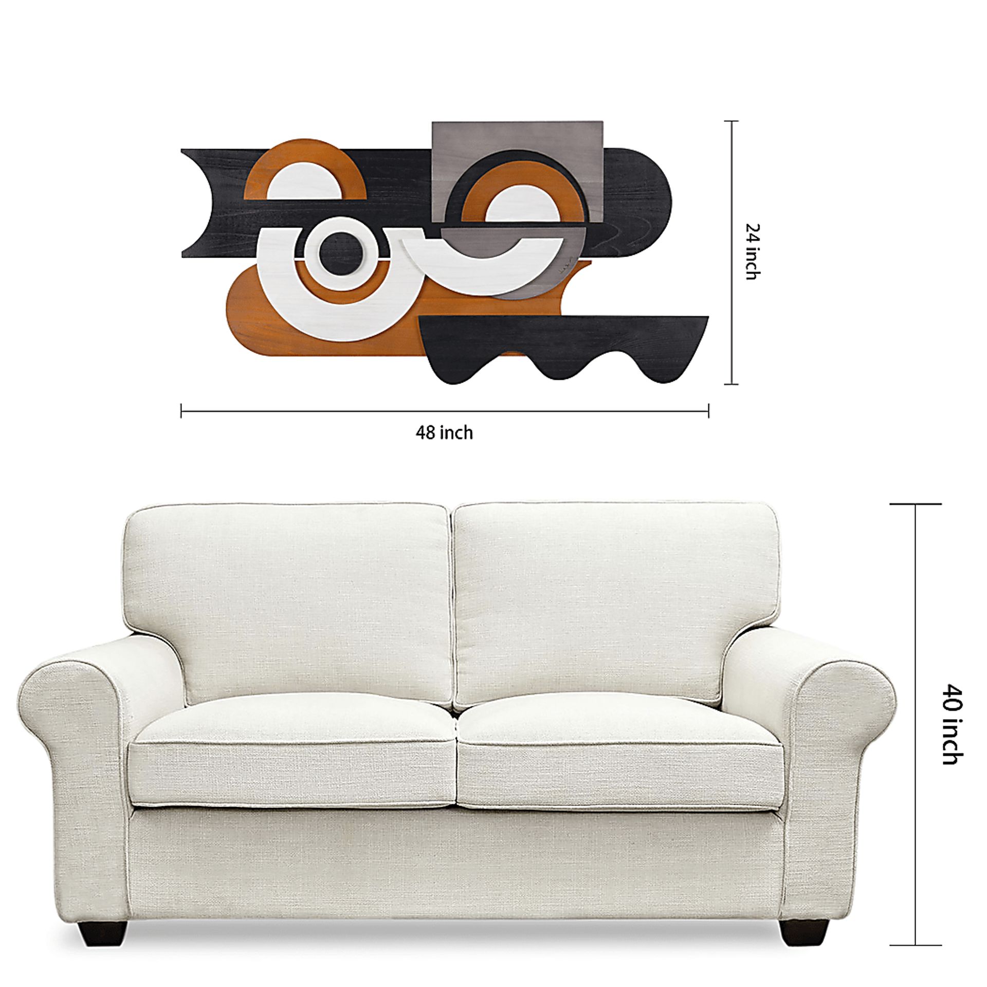 Sichler Orange Wall Decor, Set of 2 - Image 9
