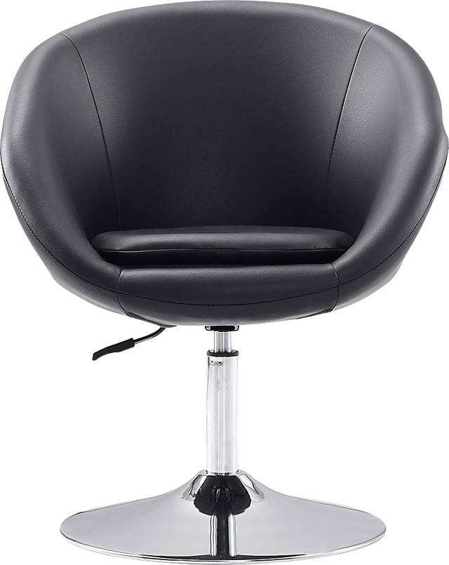 Sidener Black Accent Chair - Thumbnail - Image 3