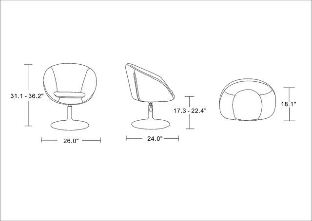 Sidener Black Accent Chair - Thumbnail - Image 8
