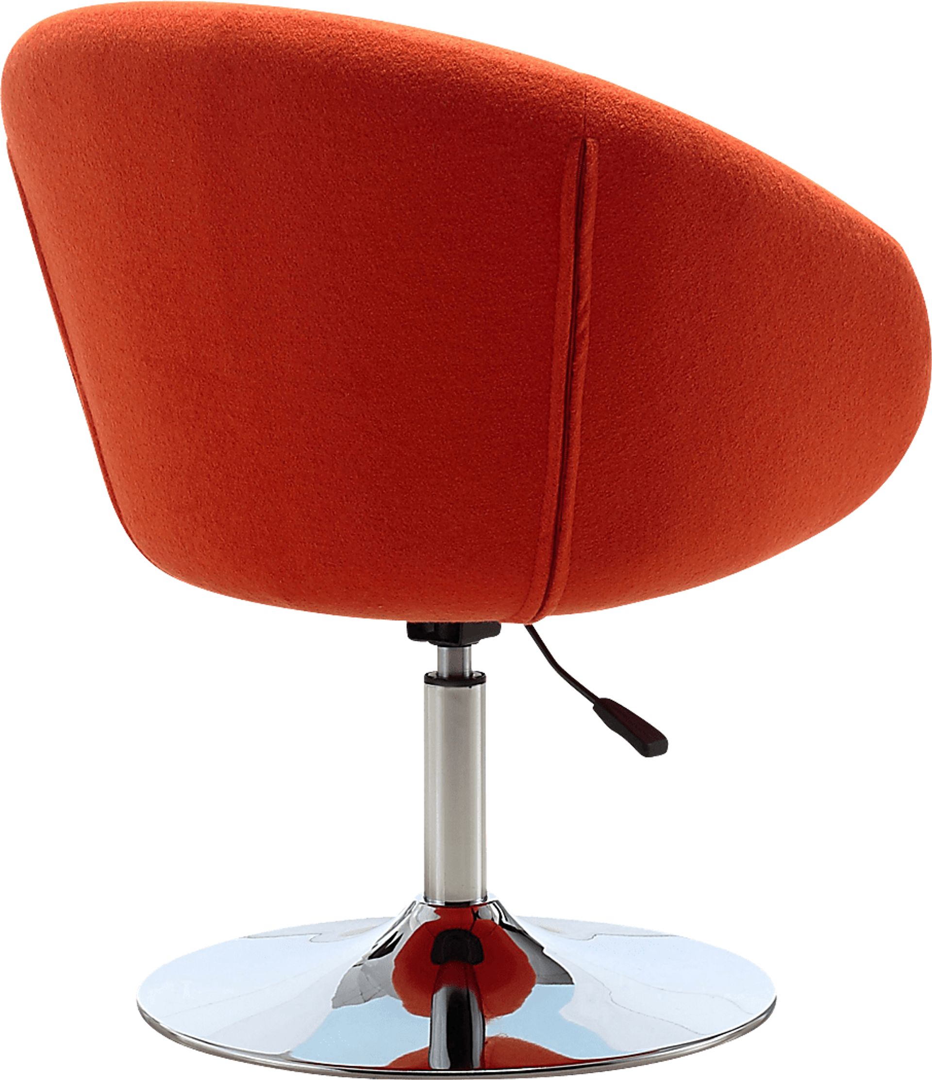 Sidener Orange Swivel Chair - Image 4
