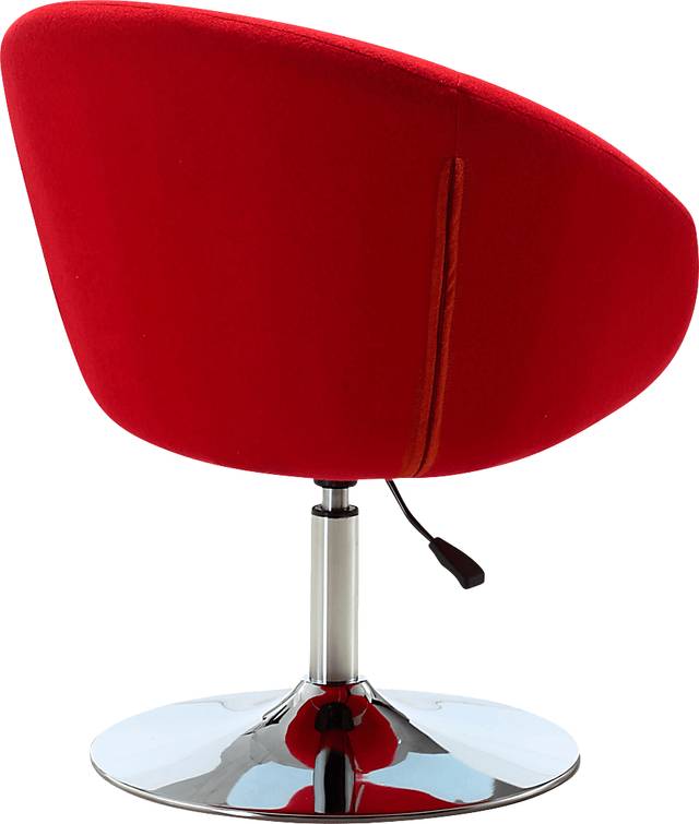 Sidener Red Accent Chair - Thumbnail - Image 5