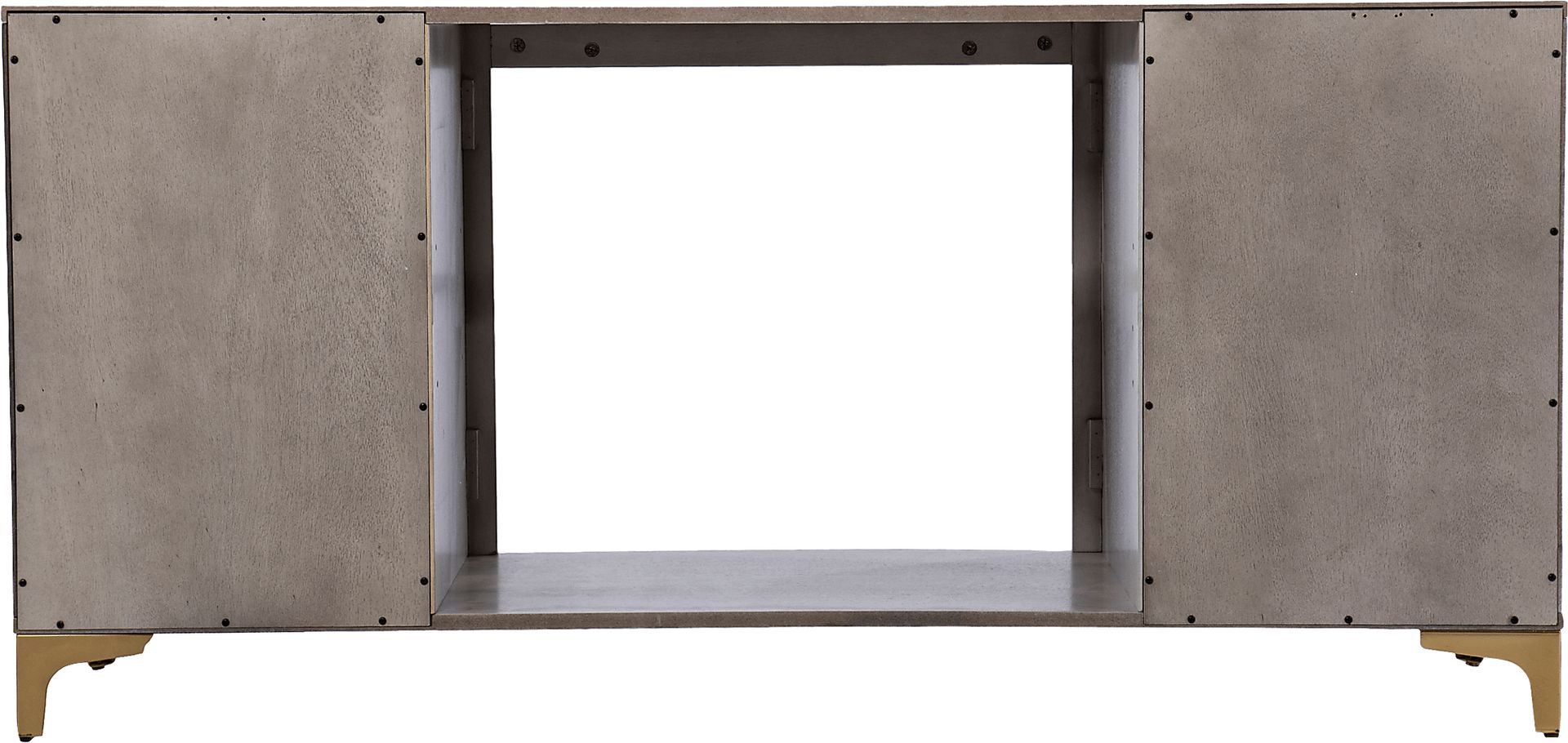 Sidereal I Gray 56 in. Console, With Color Changing Electric Fireplace - Image 6