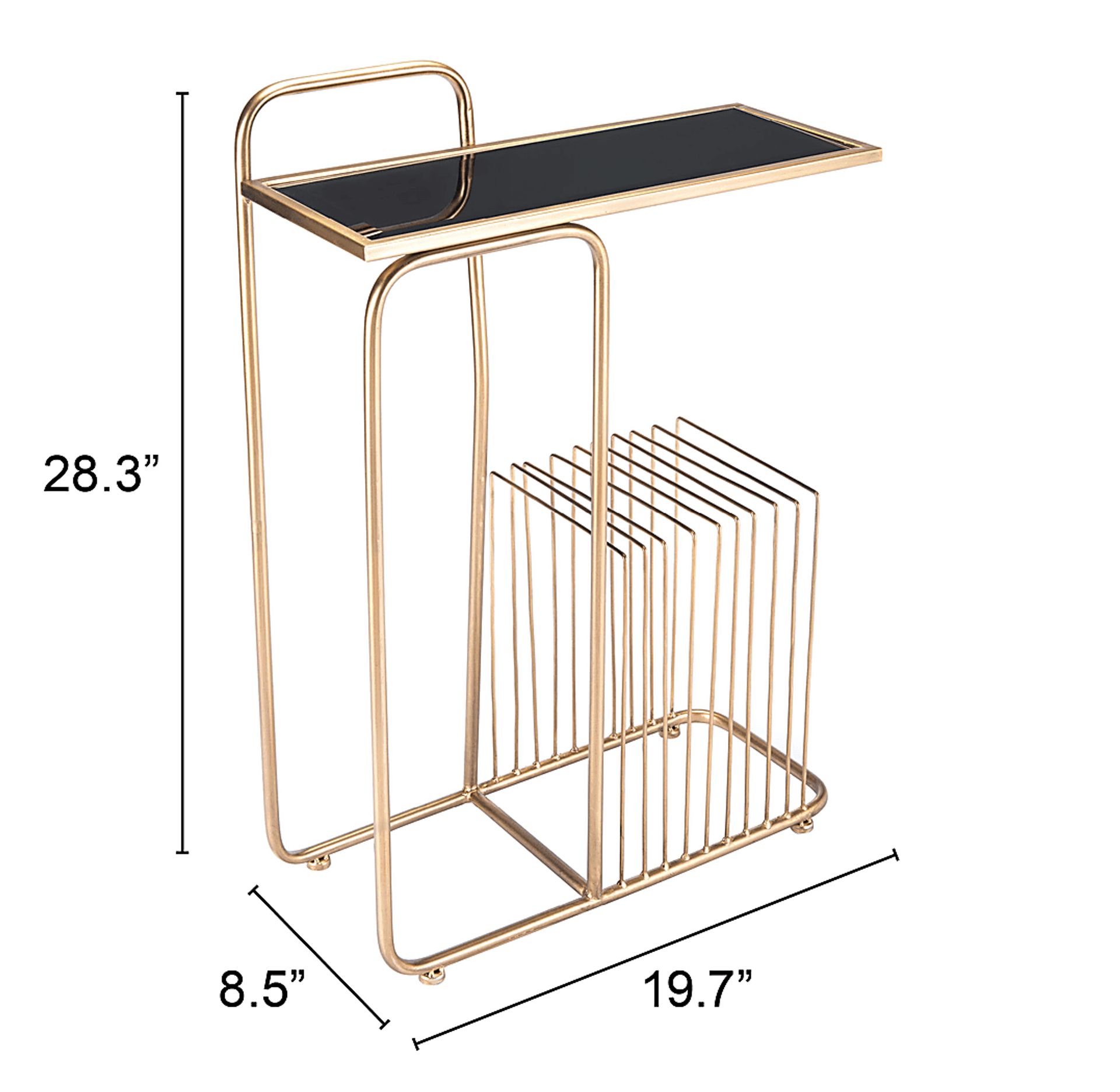 Sidonie Gold Accent Table - Image 9