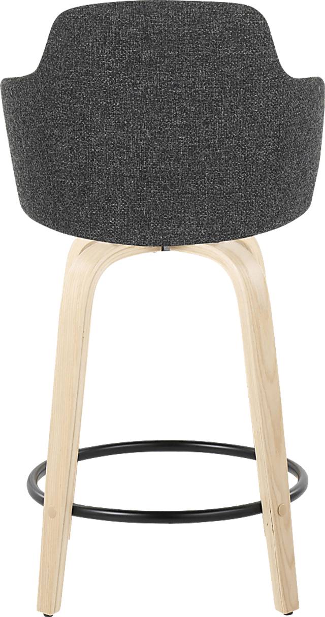 Siebarth I Dark Gray Counter Height Stool, Set of 2 - Thumbnail - Image 5
