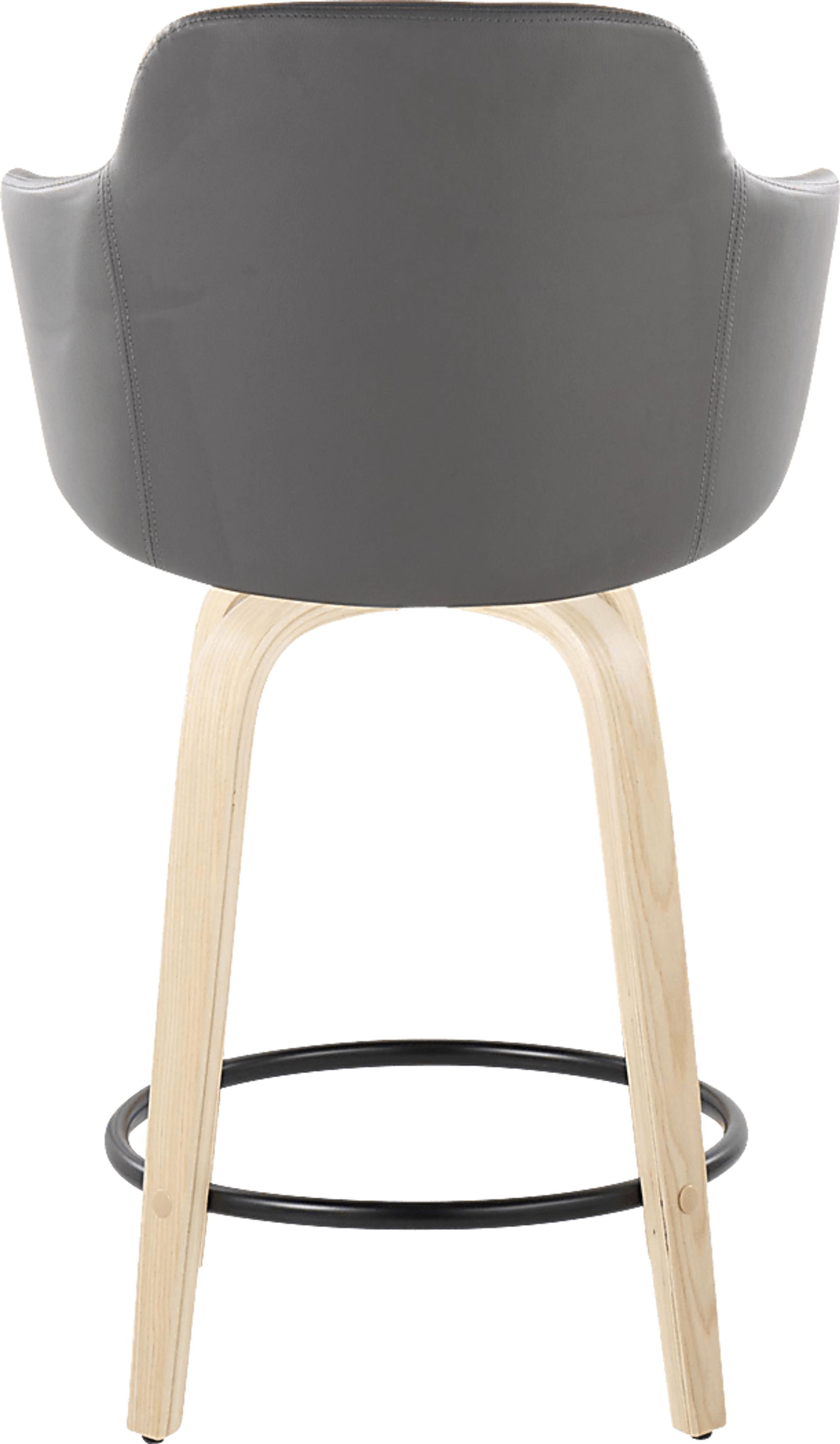Siebarth II Gray Counter Height Stool, Set of 2 - Image 5