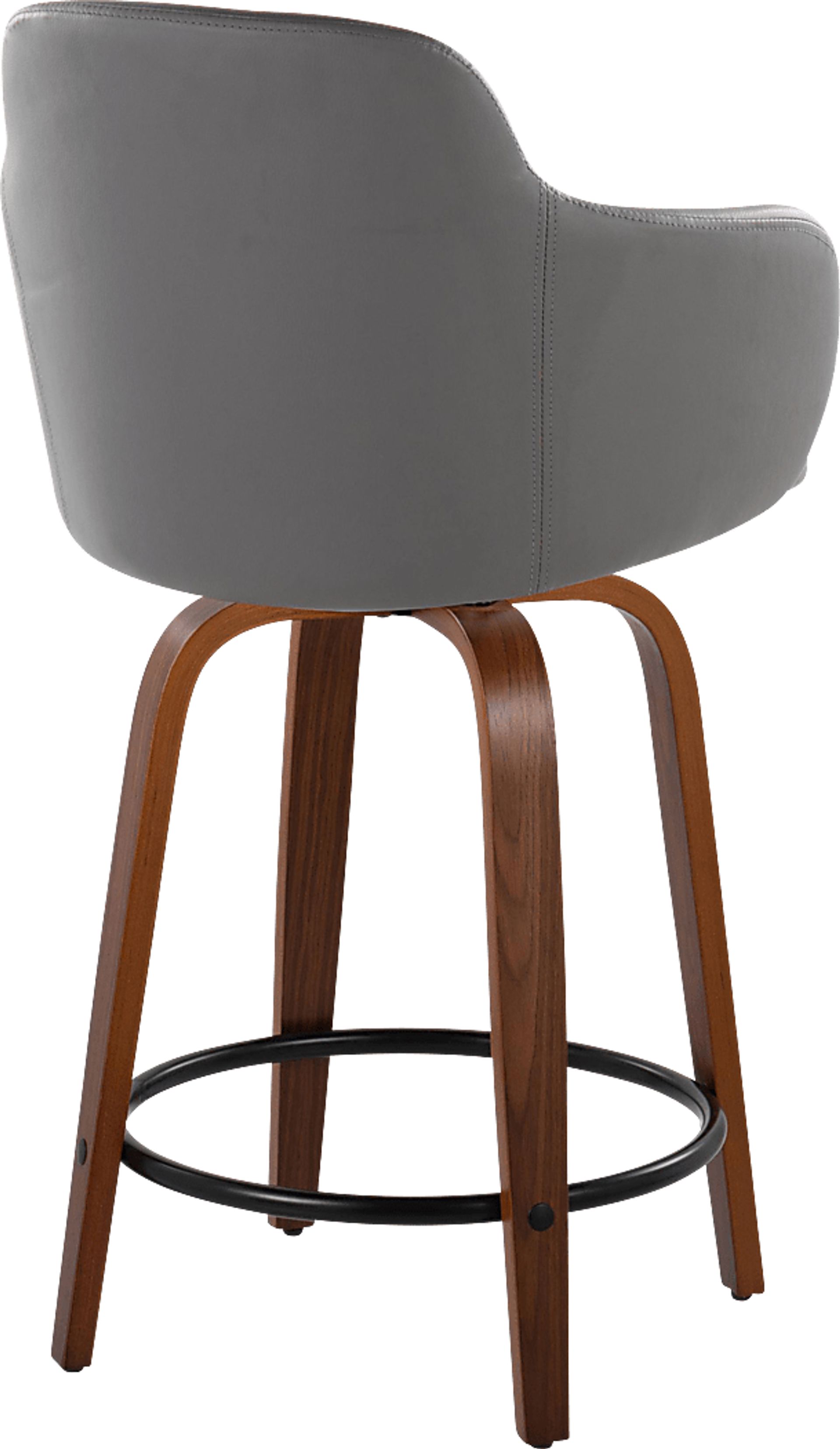 Siebarth IV Gray Counter Height Stool, Set of 2 - Image 5