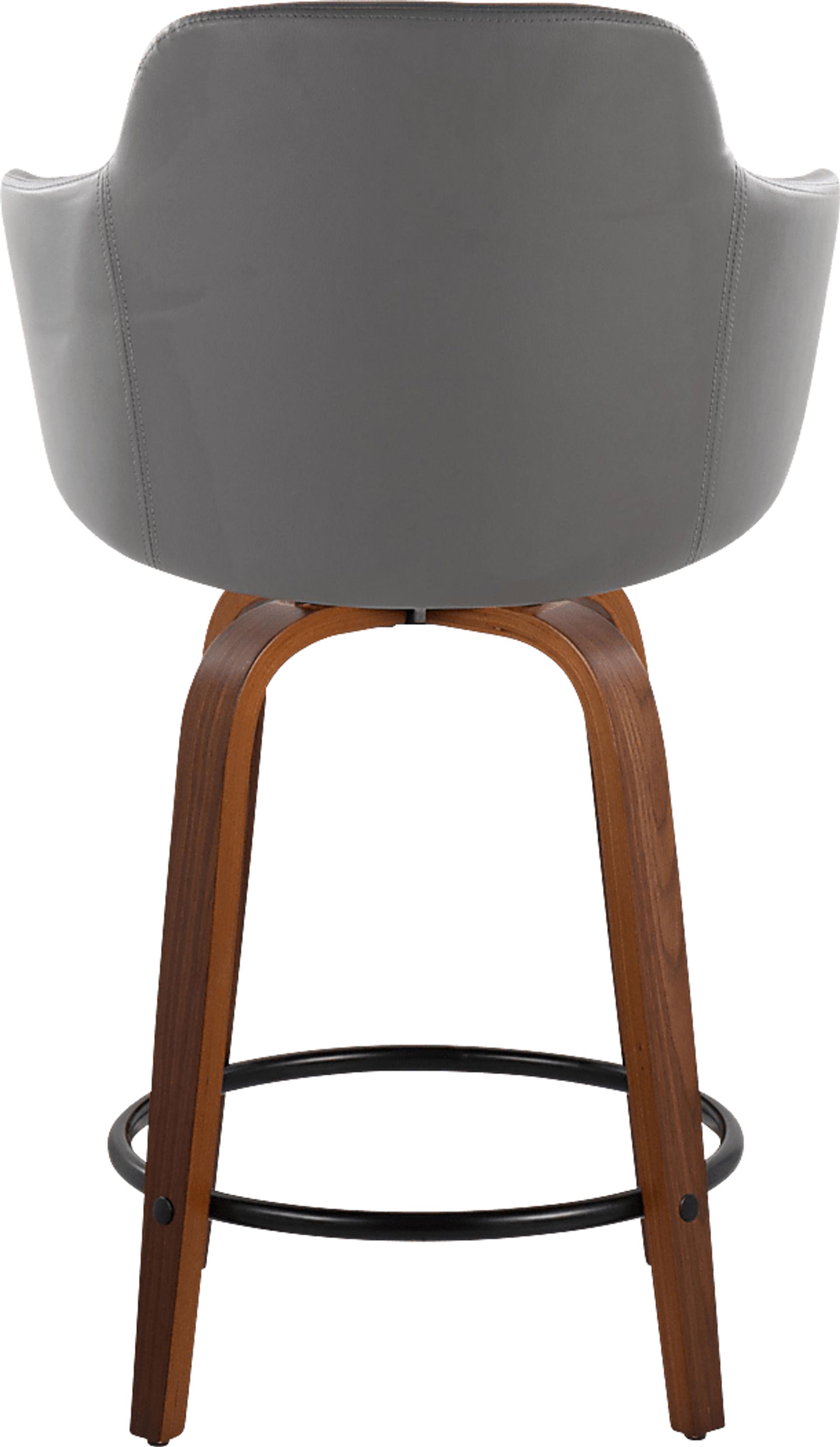 Siebarth IV Gray Counter Height Stool, Set of 2 - Image 6