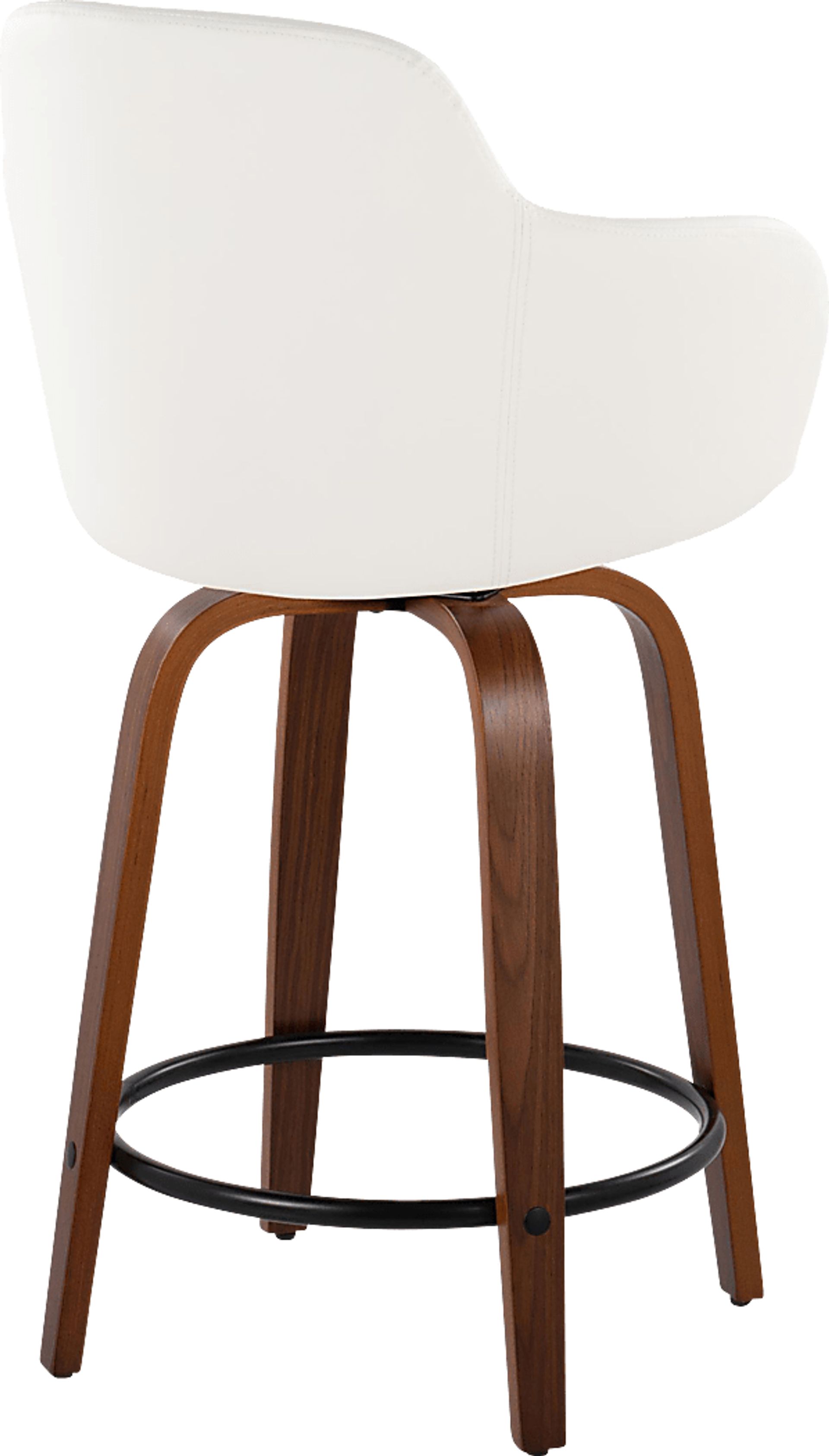 Siebarth IV White Counter Height Stool, Set of 2 - Image 3